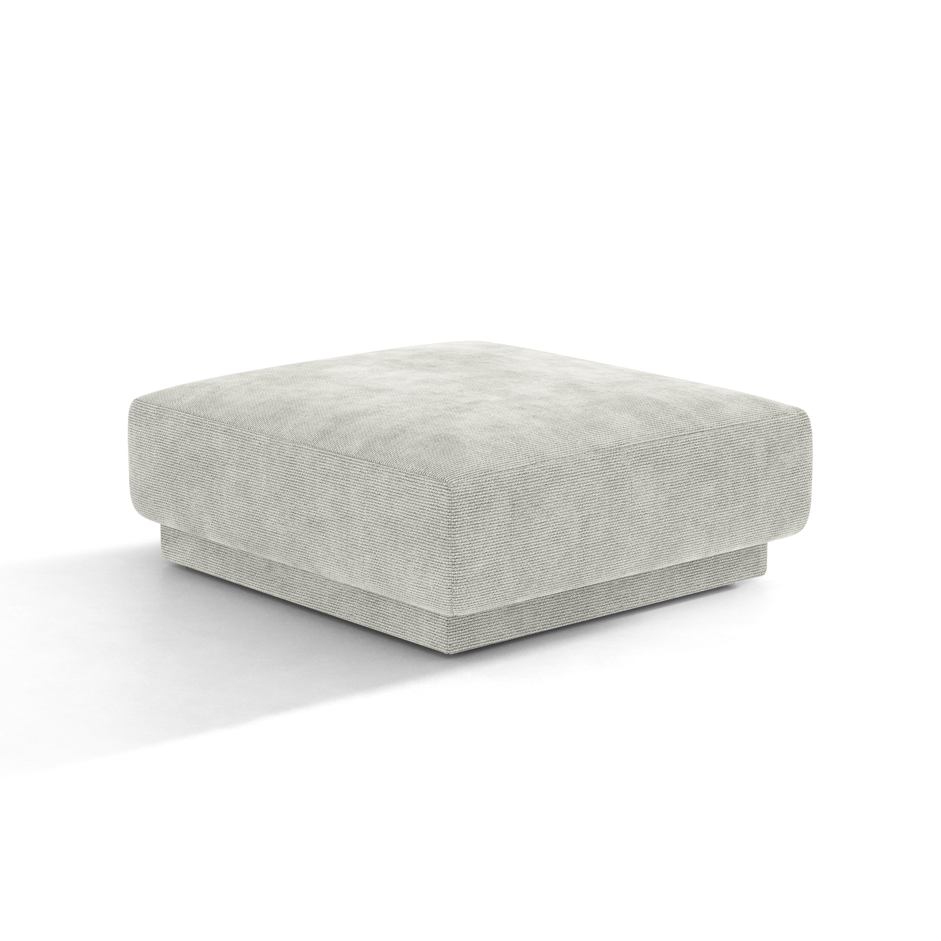 Puf MILEY srebrny szenil – Micadoni
