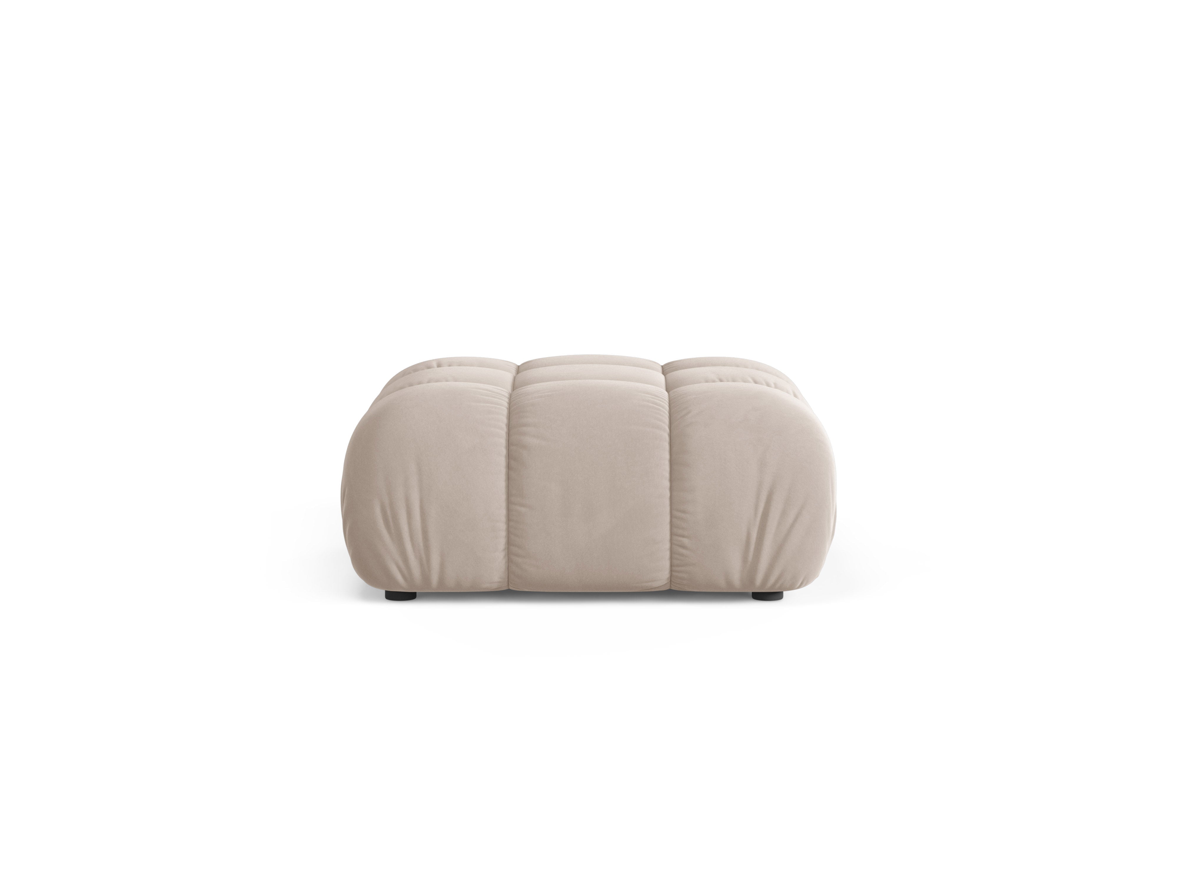 Puff / BELLIS module light beige velvet