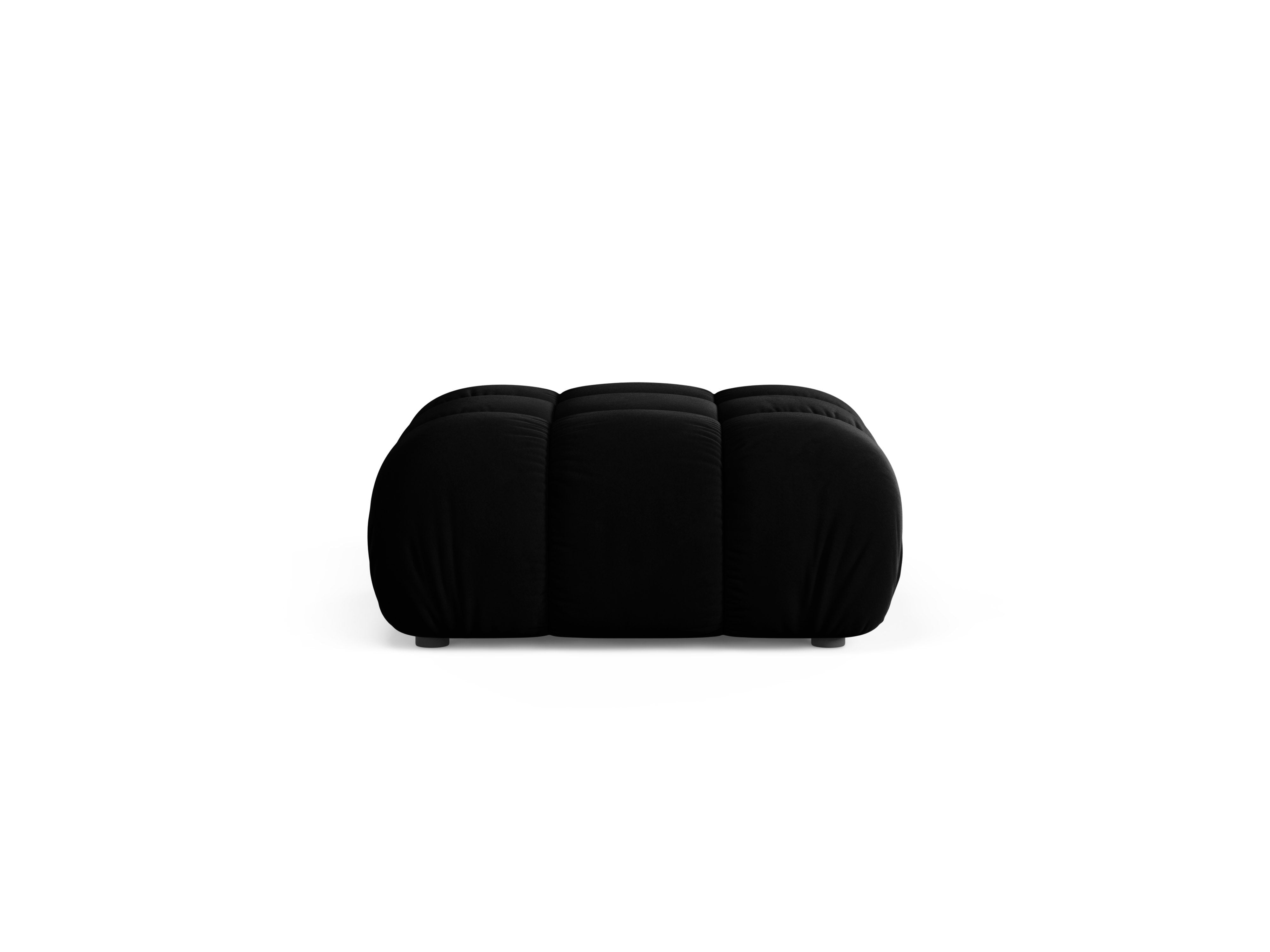 Puff / BELLIS module in black velvet