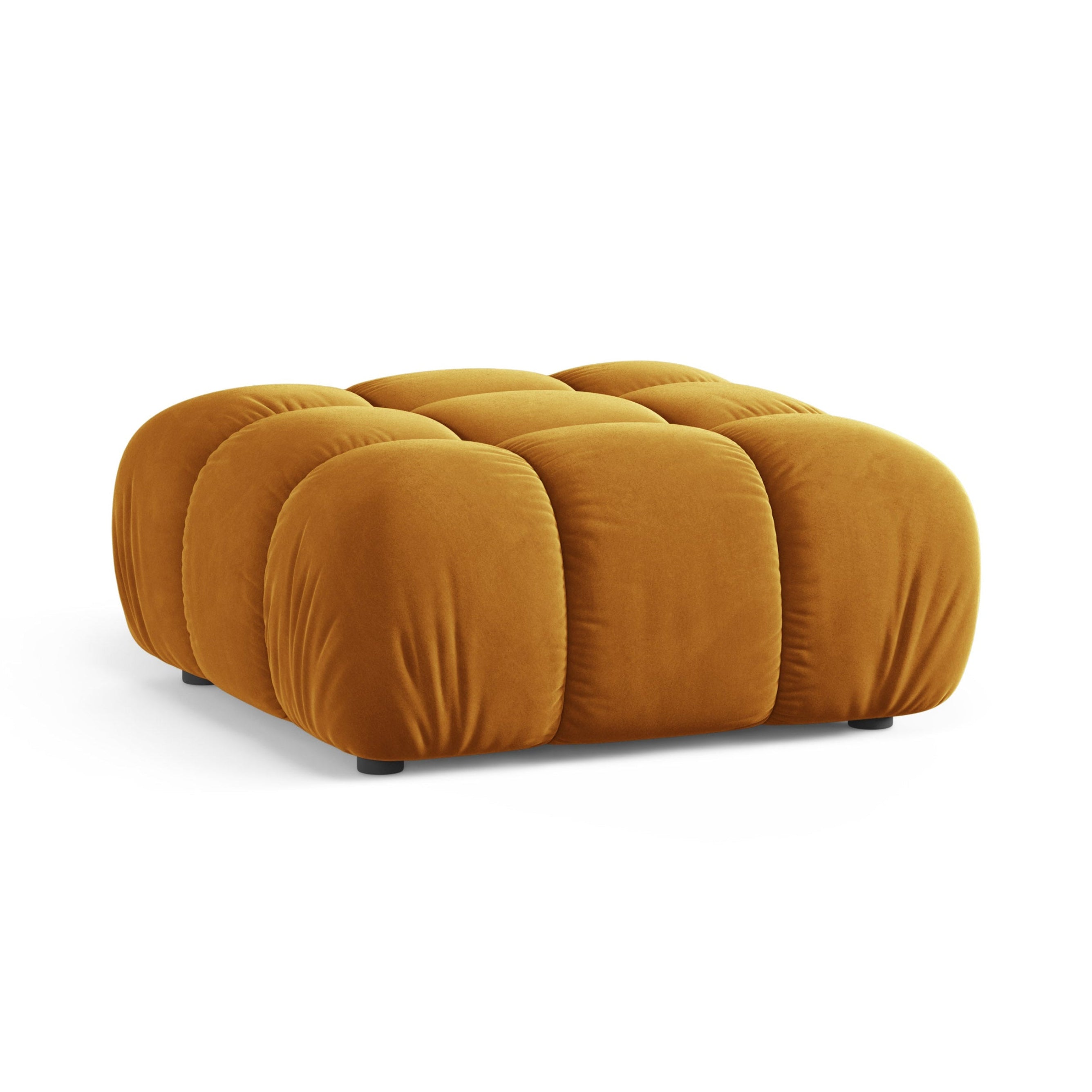 Bellis pouf / module in mustard velvet
