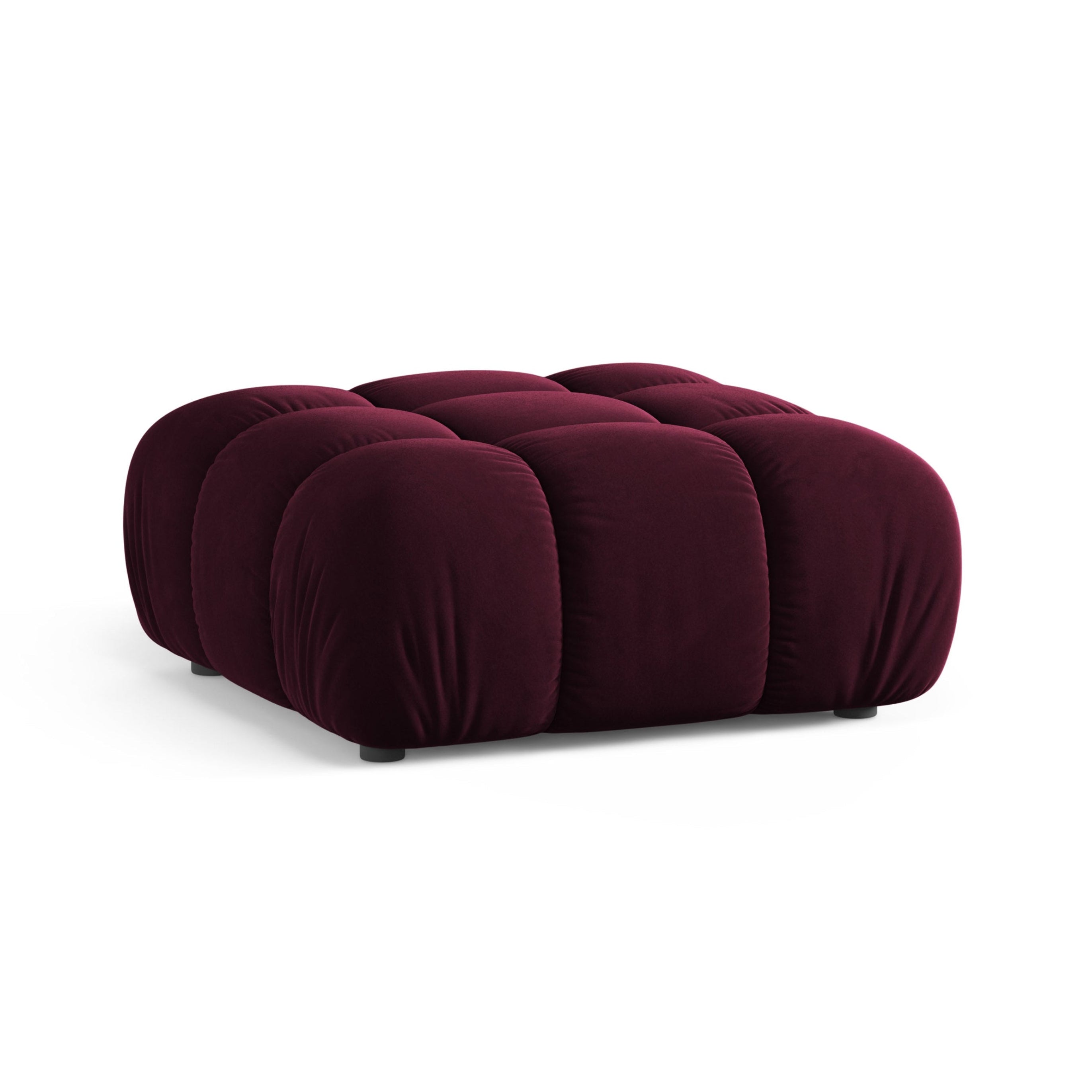 Bellis Puff / Module in Burgundy Velvet