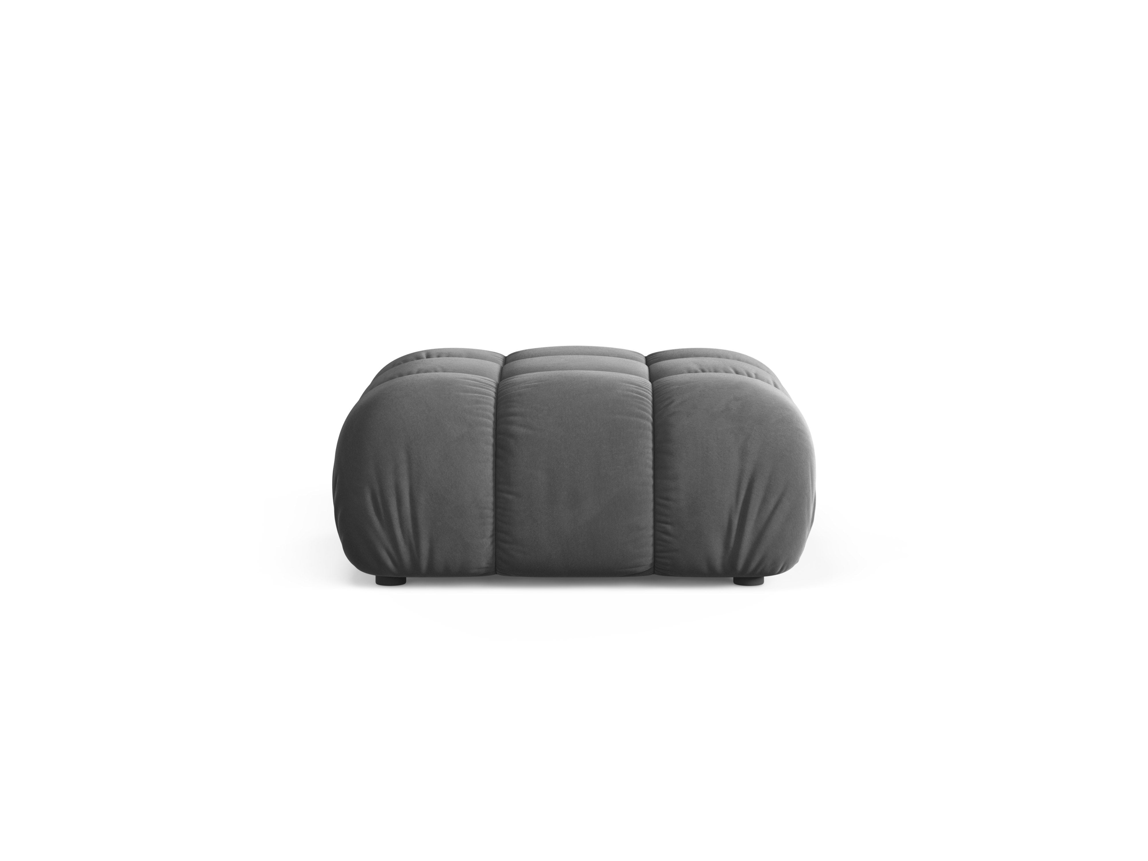 Bellis Puff / Module in Gray Velvet