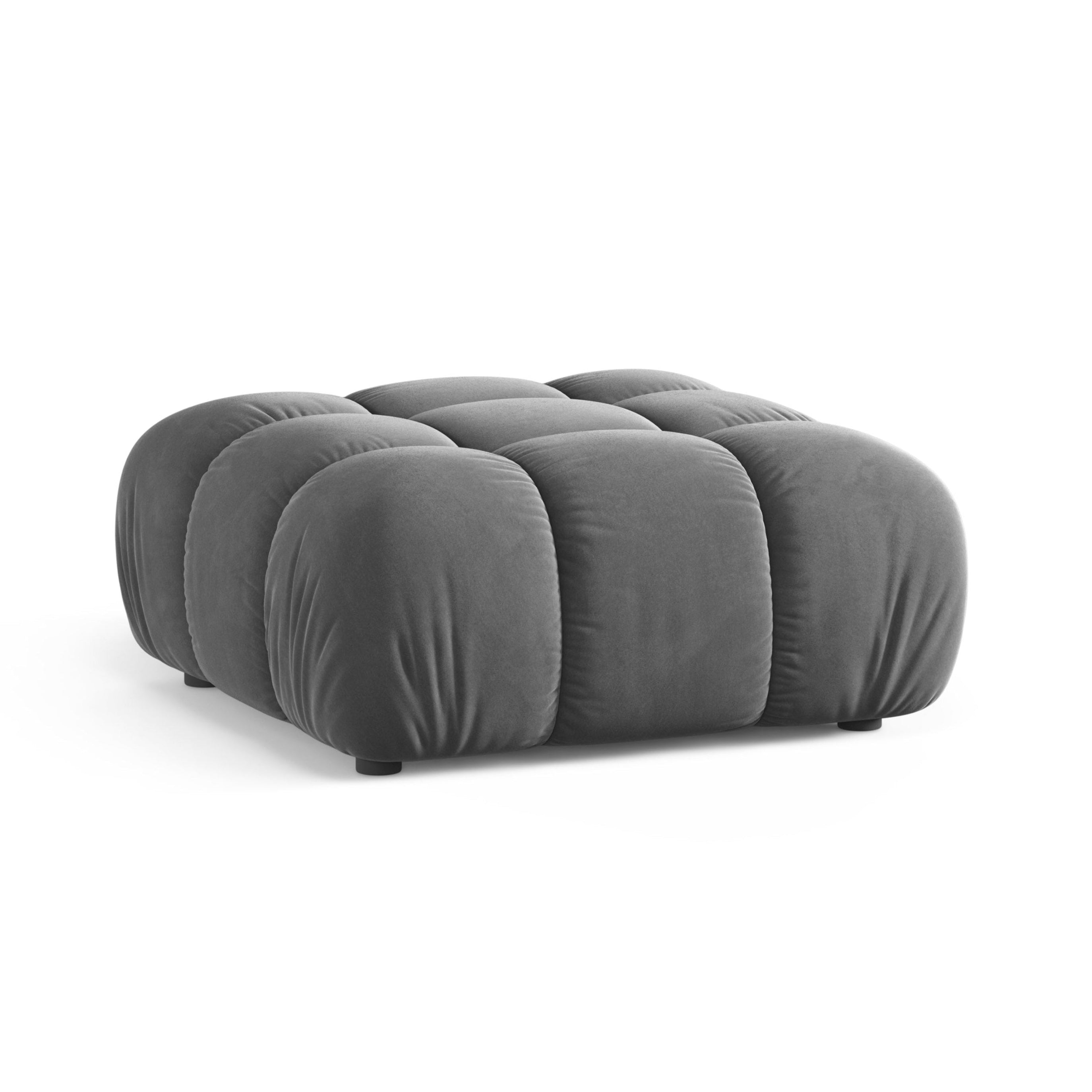 Bellis Puff / Module in Gray Velvet
