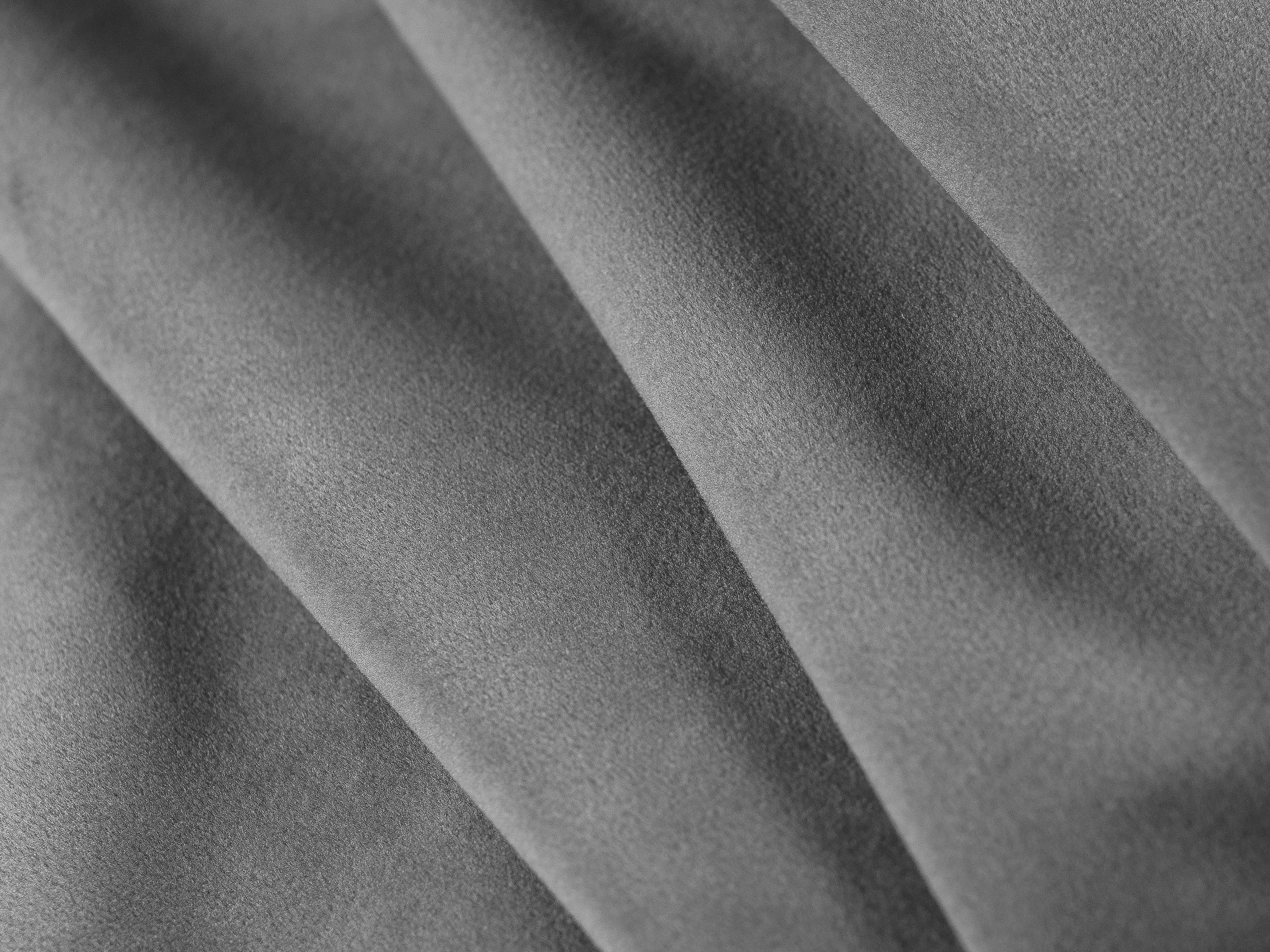 Gray Velvet Square Pouf BEMY