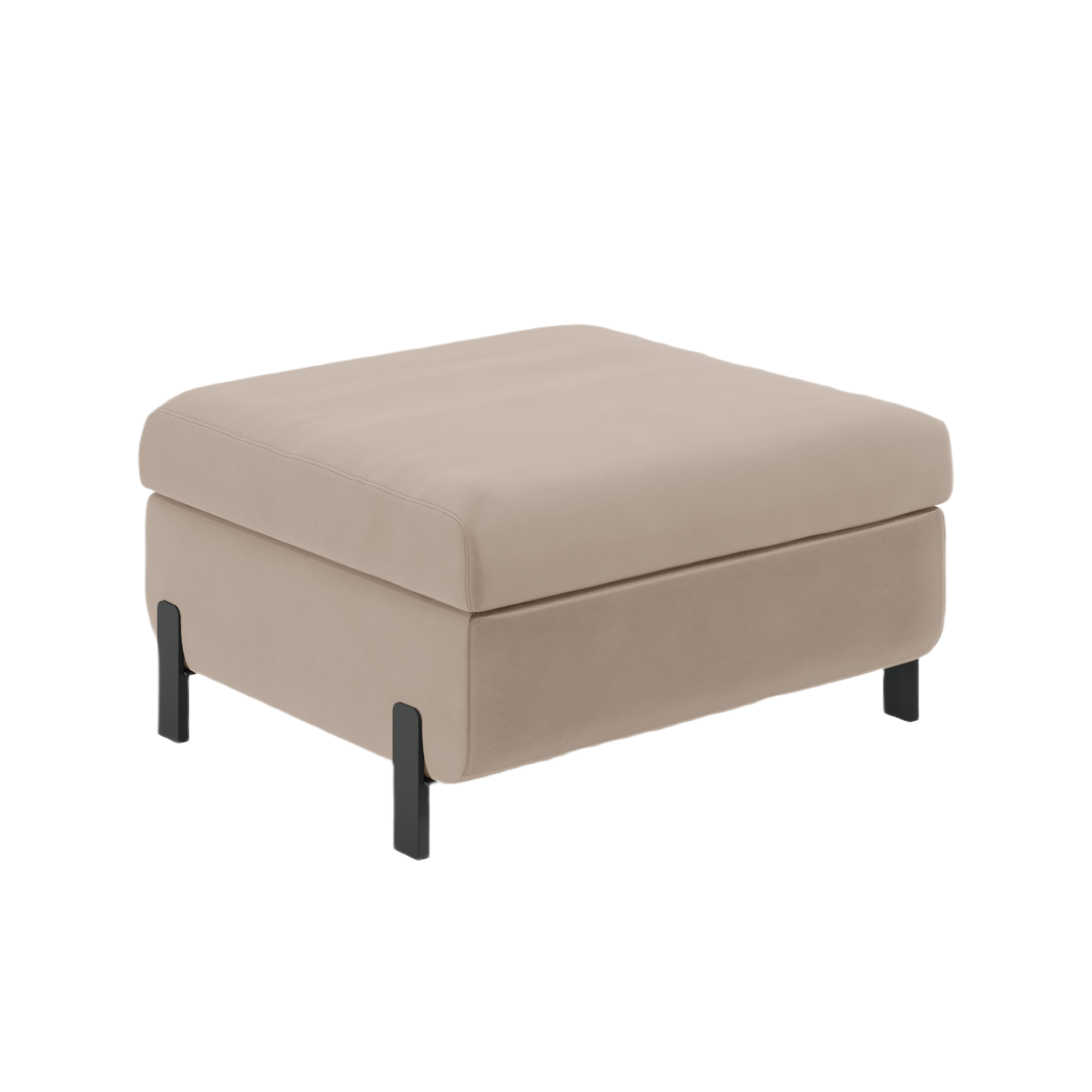 Velvet Fumpu mit Box, "Gloria", 1 Sitz, Beige, 87x72x46
In Europa gemacht