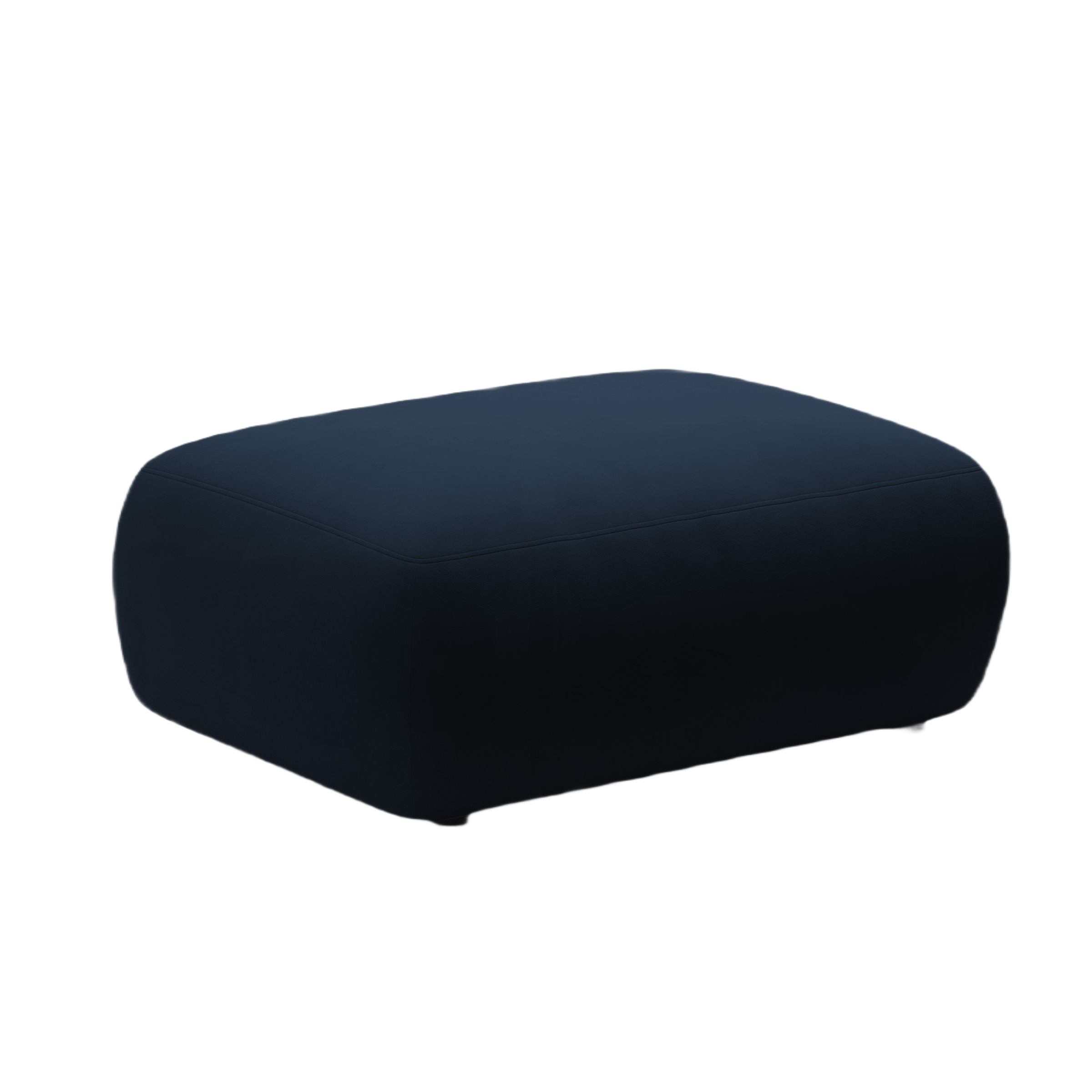 Rectangular Velvet Pouf KATE Royal Blue