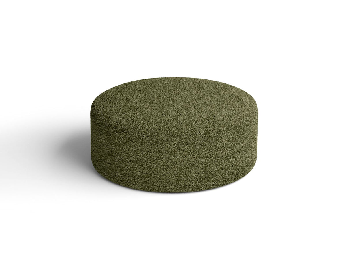 Puf DIA zielony puszysty boucle – ujęcie 7