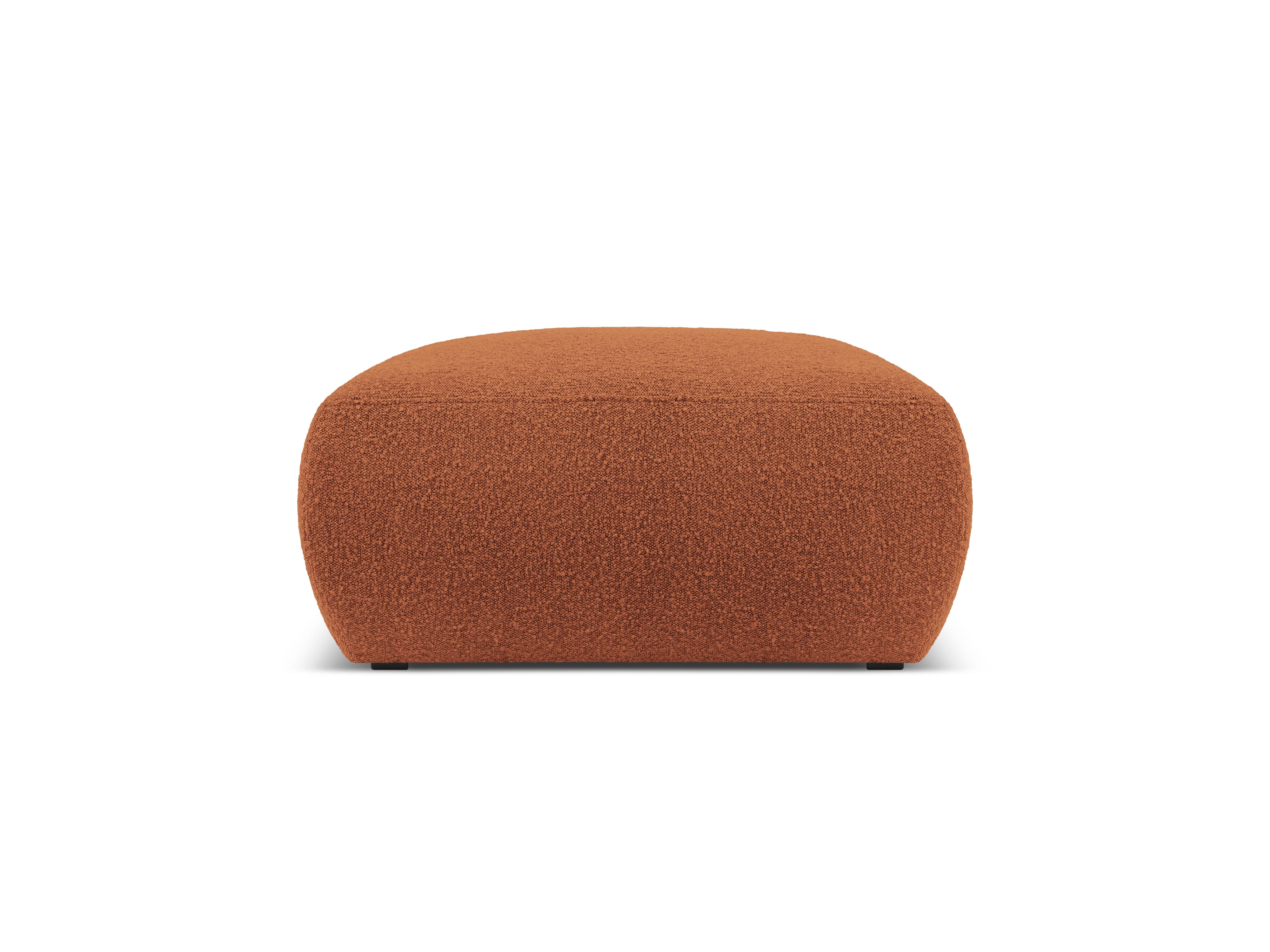 Puf w tkaninie boucle MOLINO terracotta Micadoni Eye on Design
