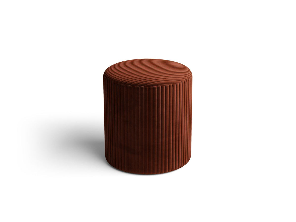 Puf sztruksowy DIA ceglasty – ujęcie 3
