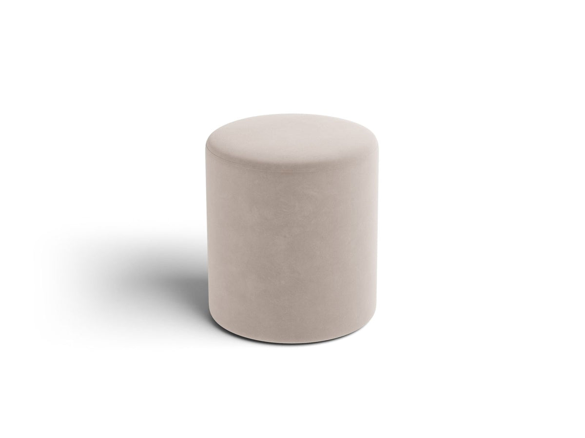 Puf aksamitny DIA beżowy – ujęcie 3