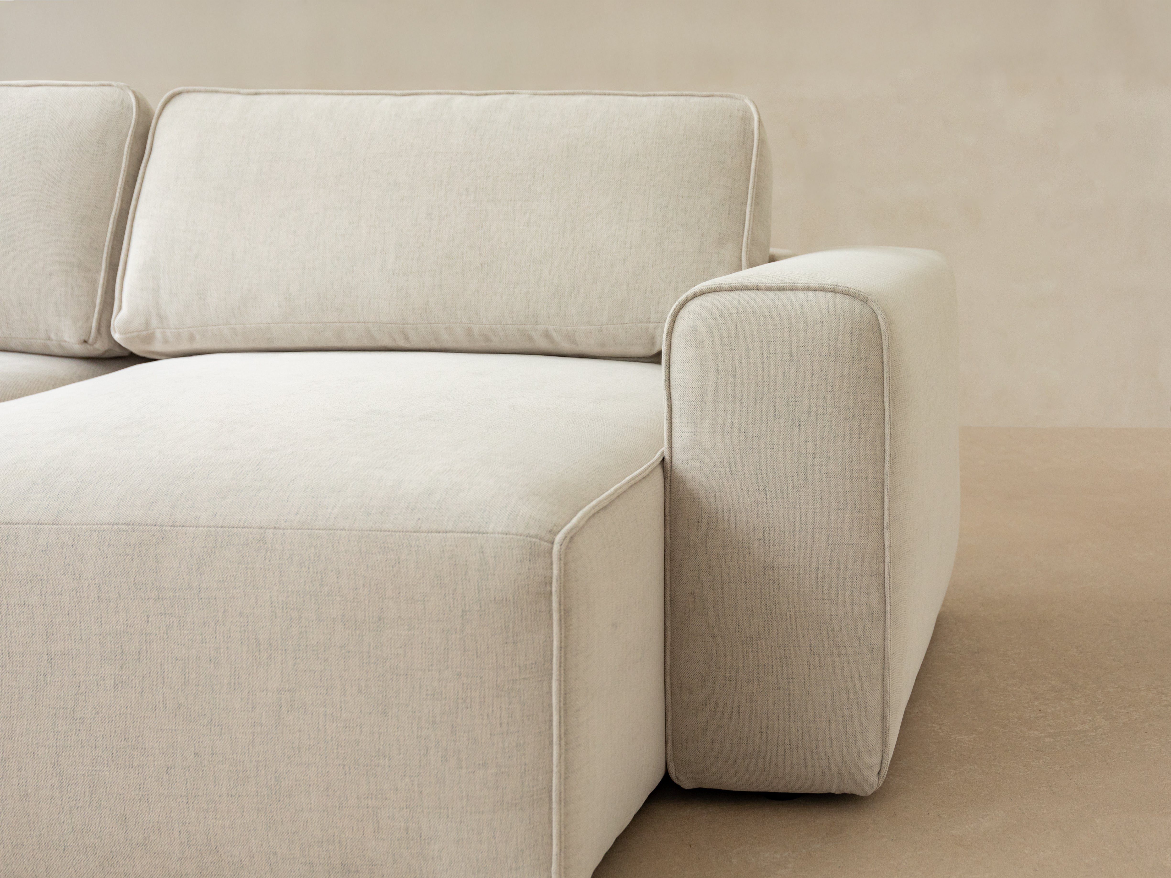 Samt-Ecksofa linksseitig 3-sitzig mit Schlaffunktion VICTOR grün