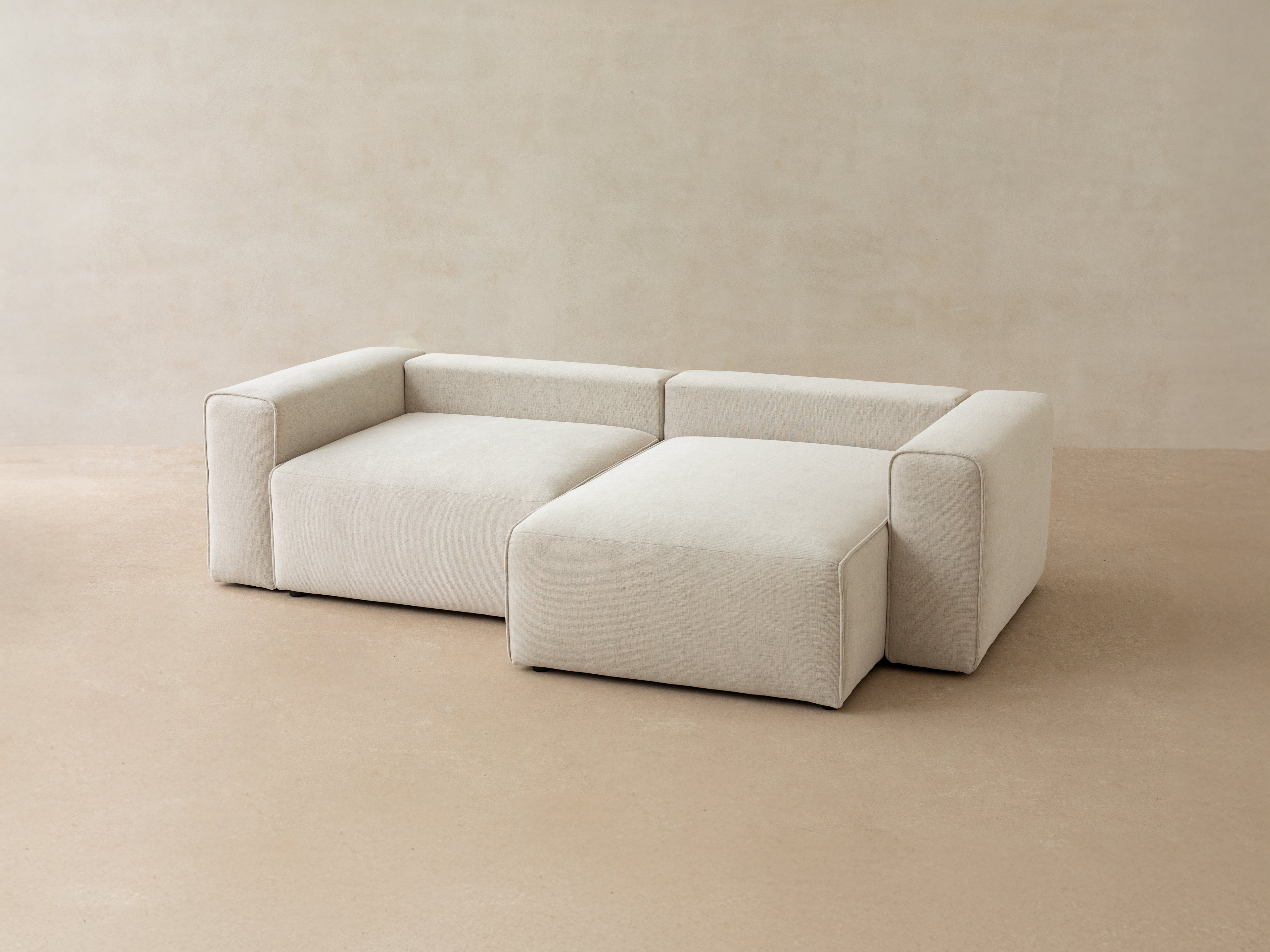 Samt-Ecksofa linksseitig 3-sitzig mit Schlaffunktion VICTOR grün