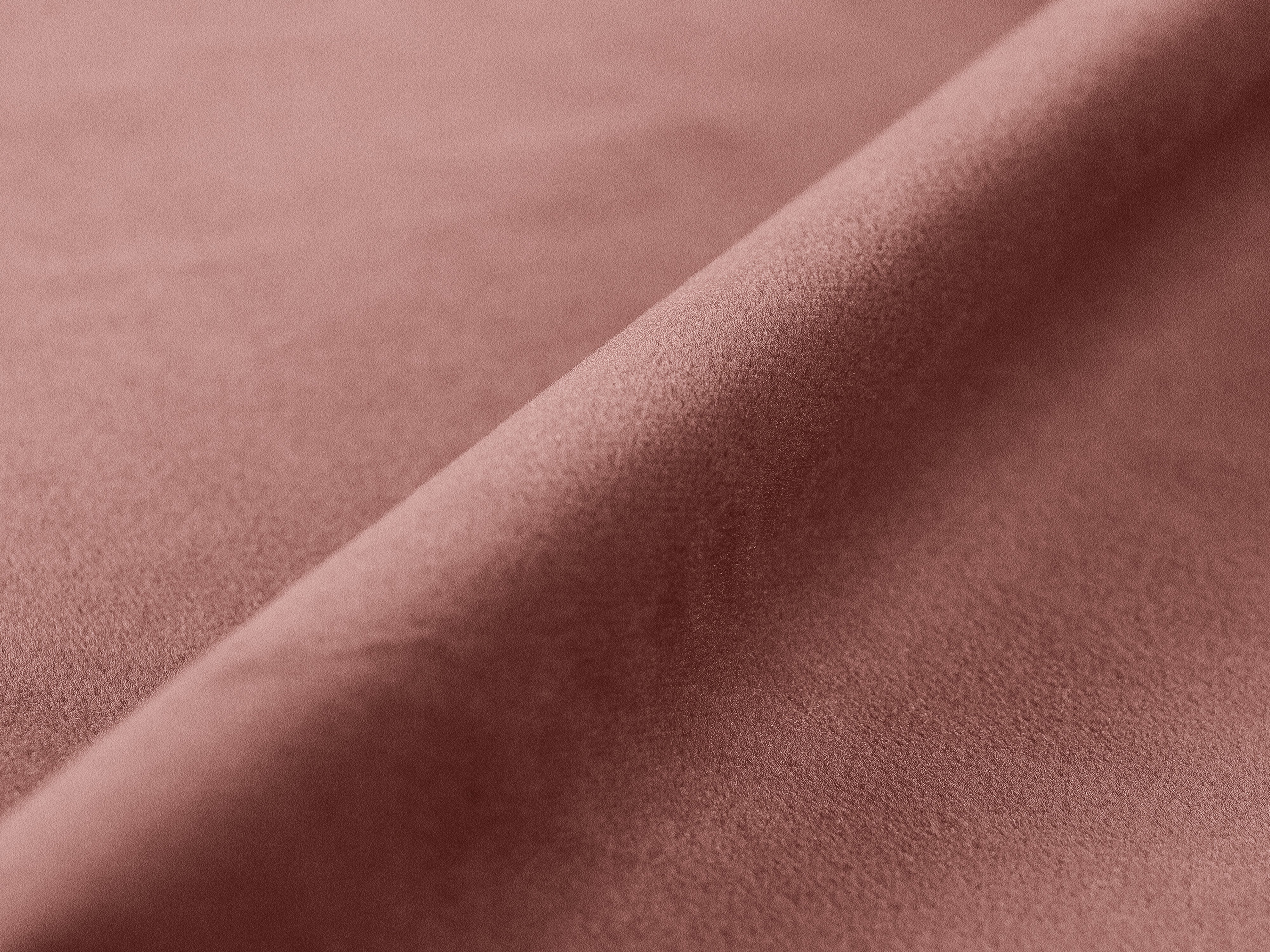 Right-facing velvet corner sofa for 3 people with sleeping function VICTOR pink