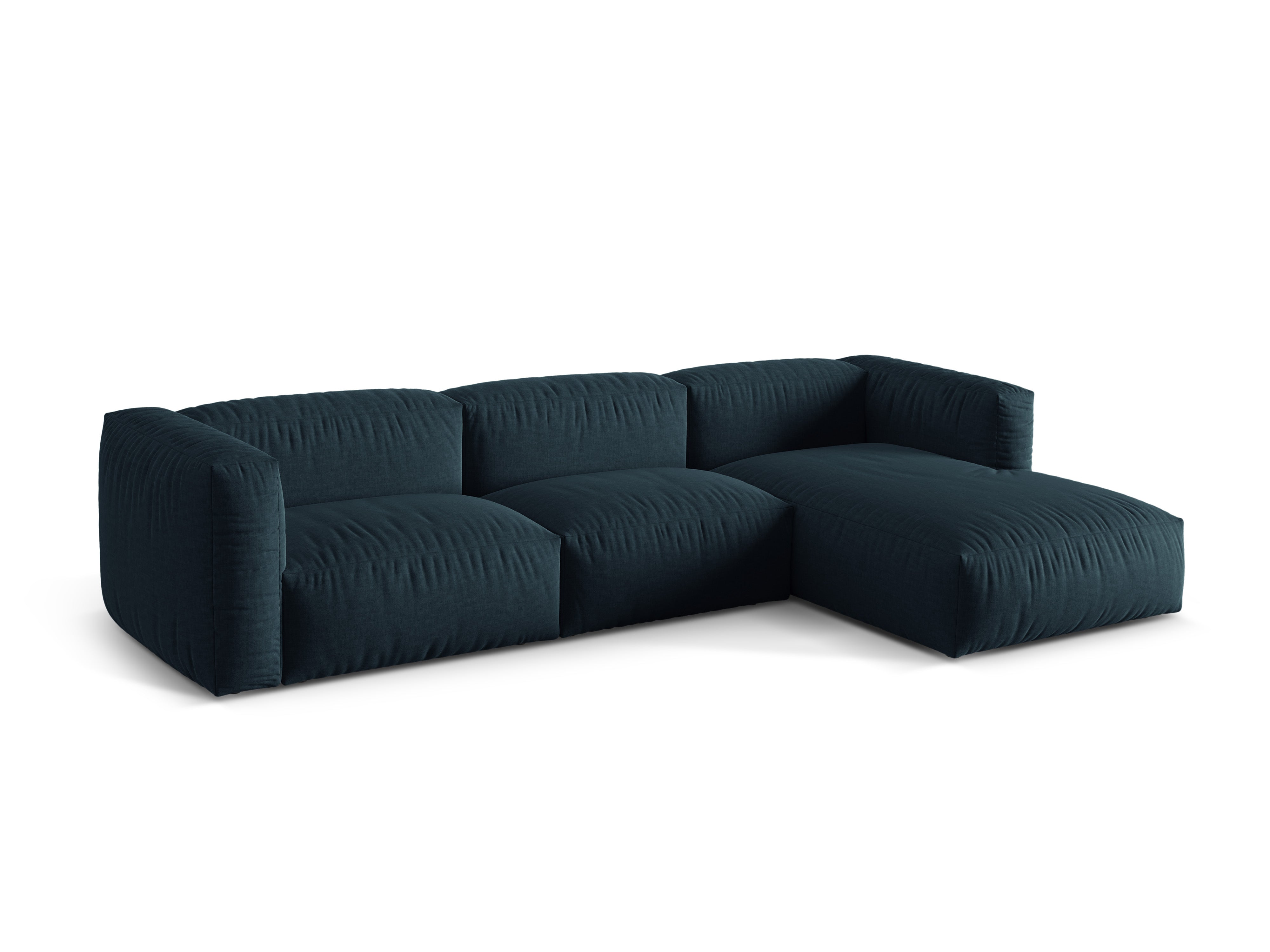 Rechtsseitige Ecke von 3-Personen Martin Blue Denim