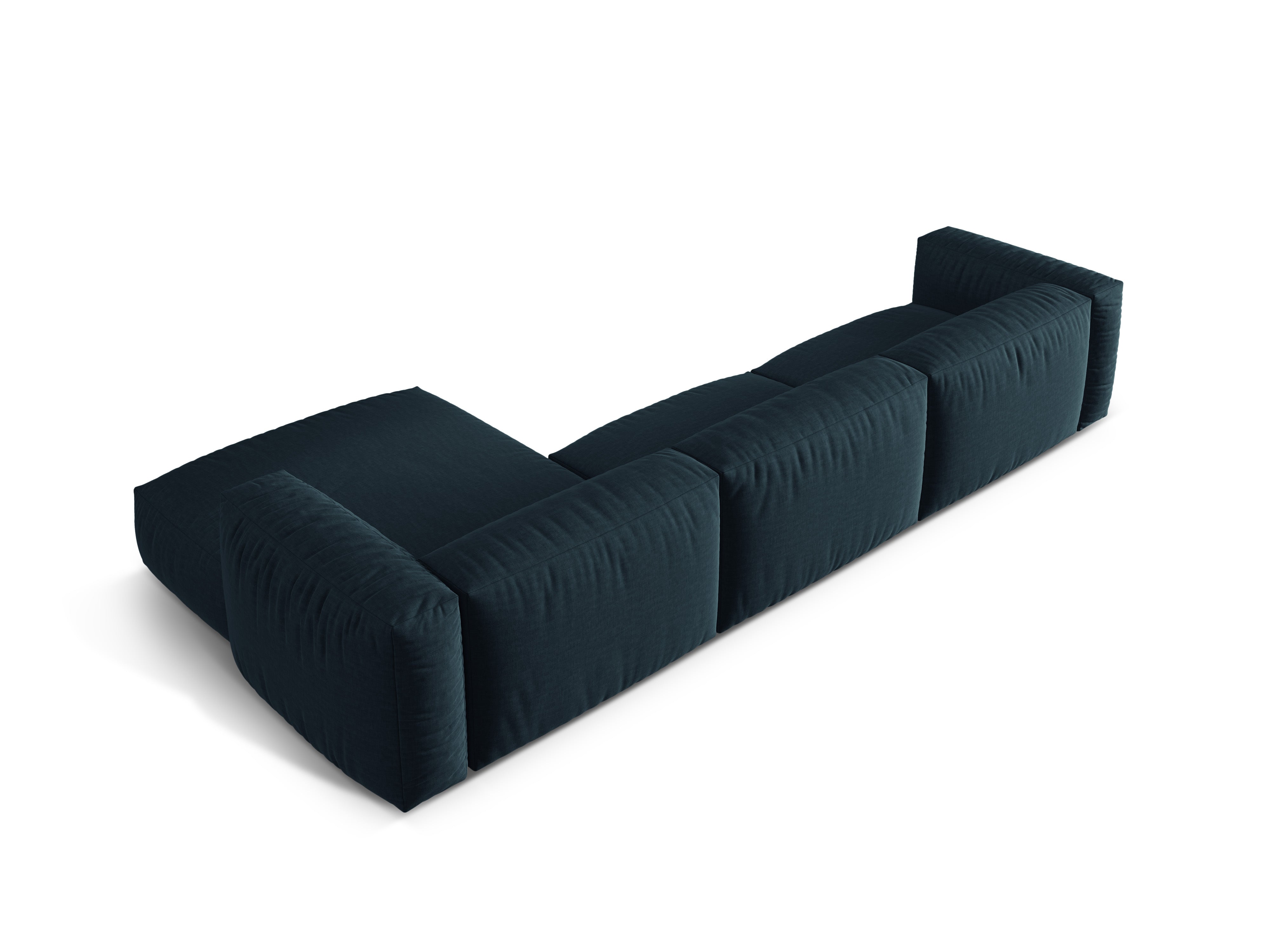 Rechtsseitige Ecke von 3-Personen Martin Blue Denim