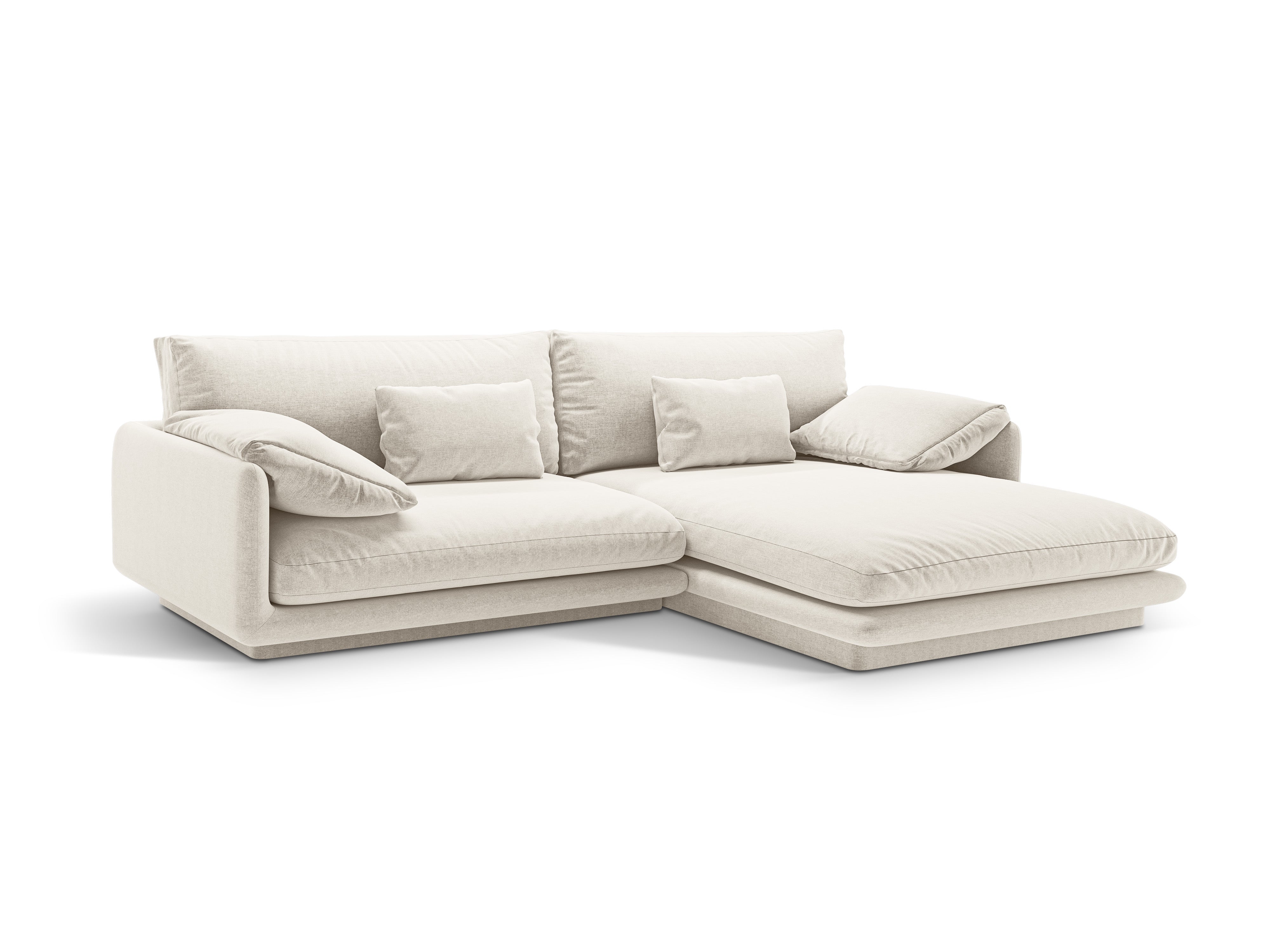 Right-sided corner of 4-person Torino ivory