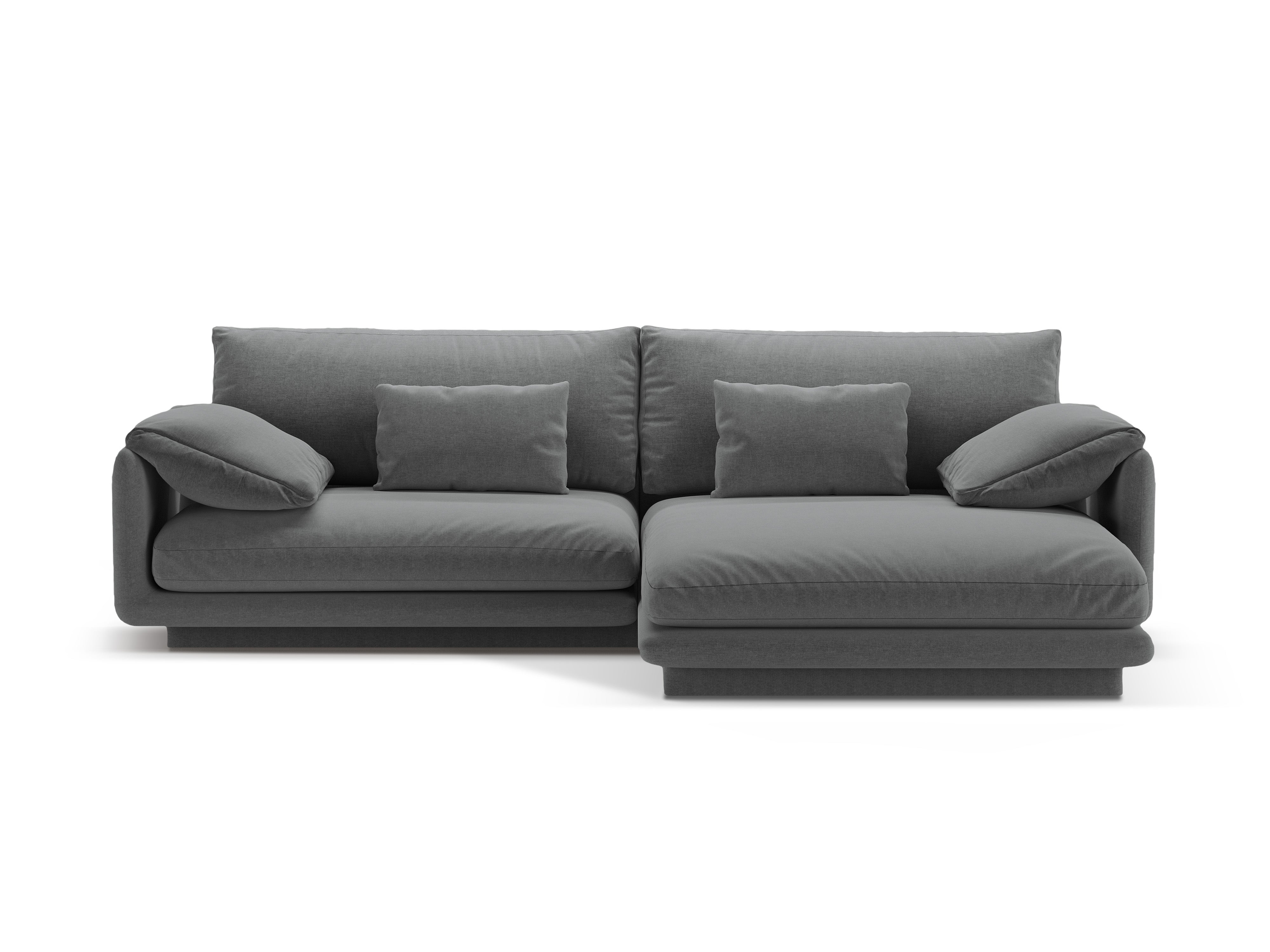 Right-sided corner of 4-person Torino dark gray