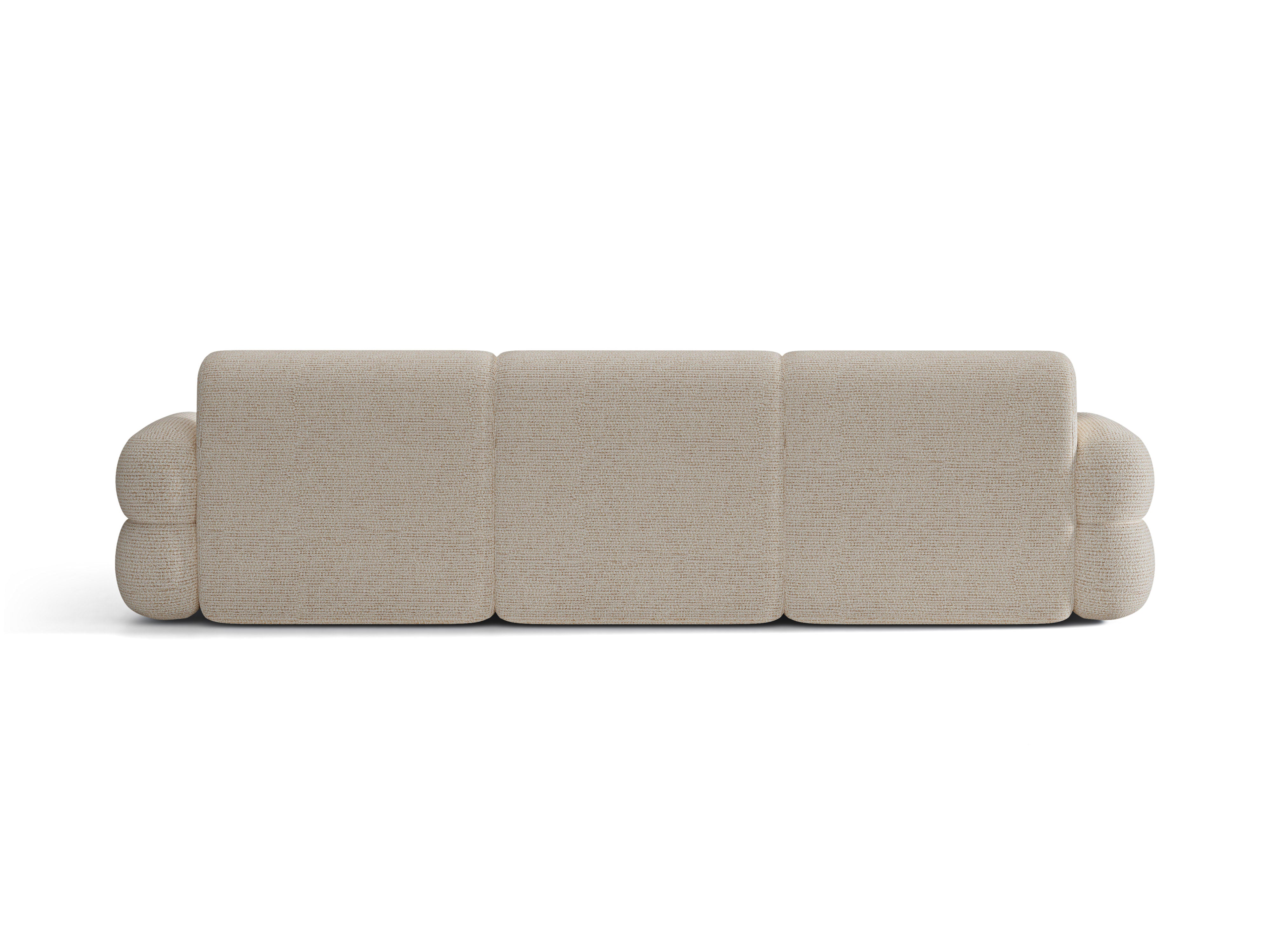 Right-facing corner sofa NEO in beige mélange