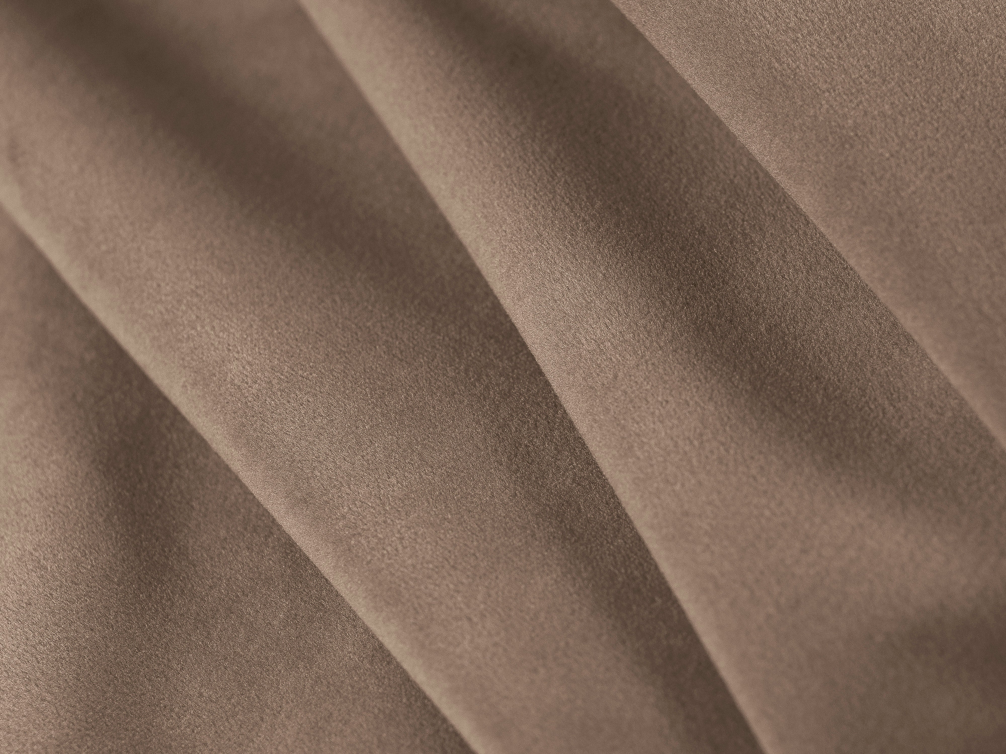 Right-facing velvet corner sofa BEMY gray-brown