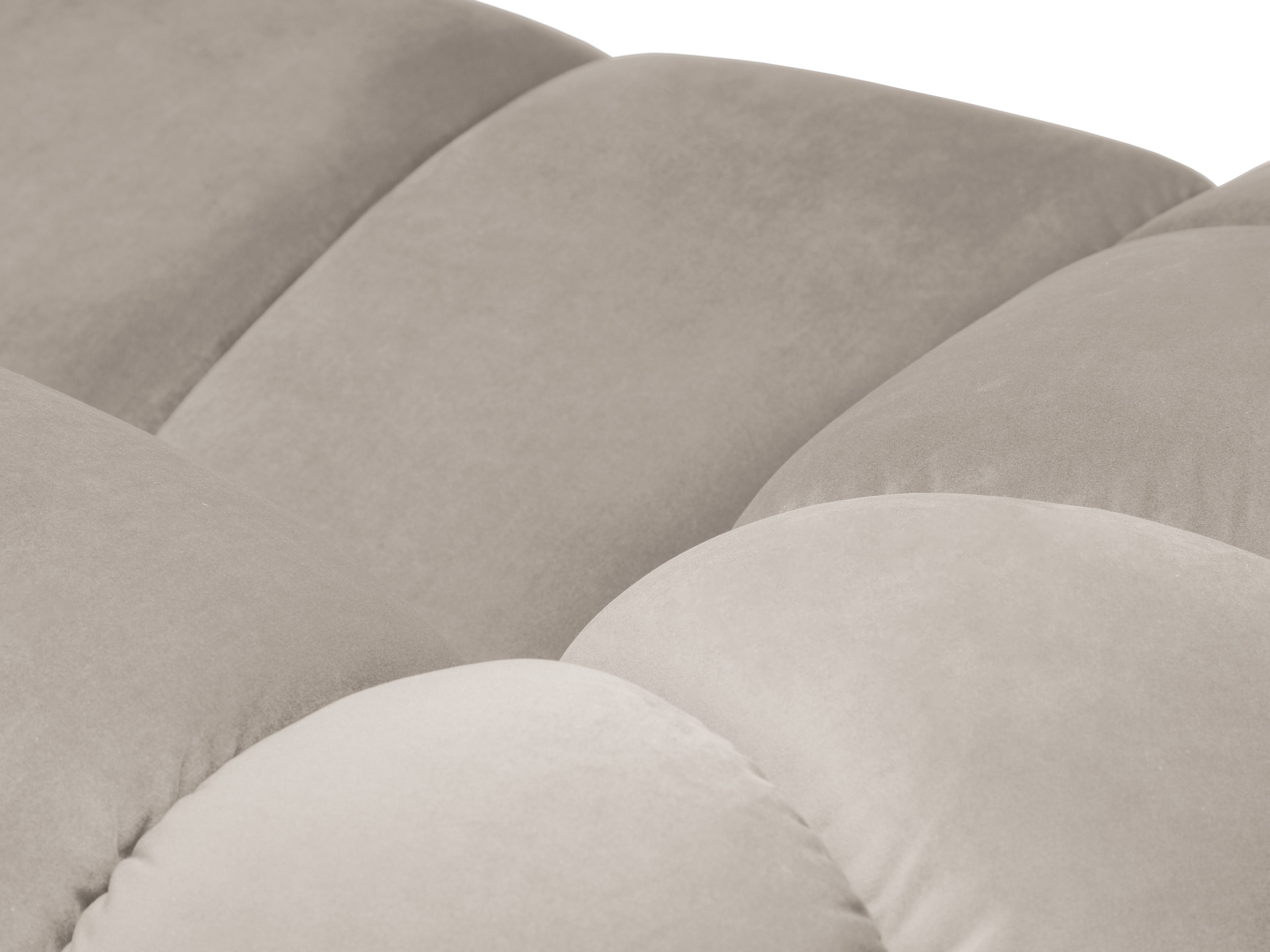 Velvet Right Corner Sofa, "Diana", 4 Sitze, Beige, 334x182x72
In Europa gemacht