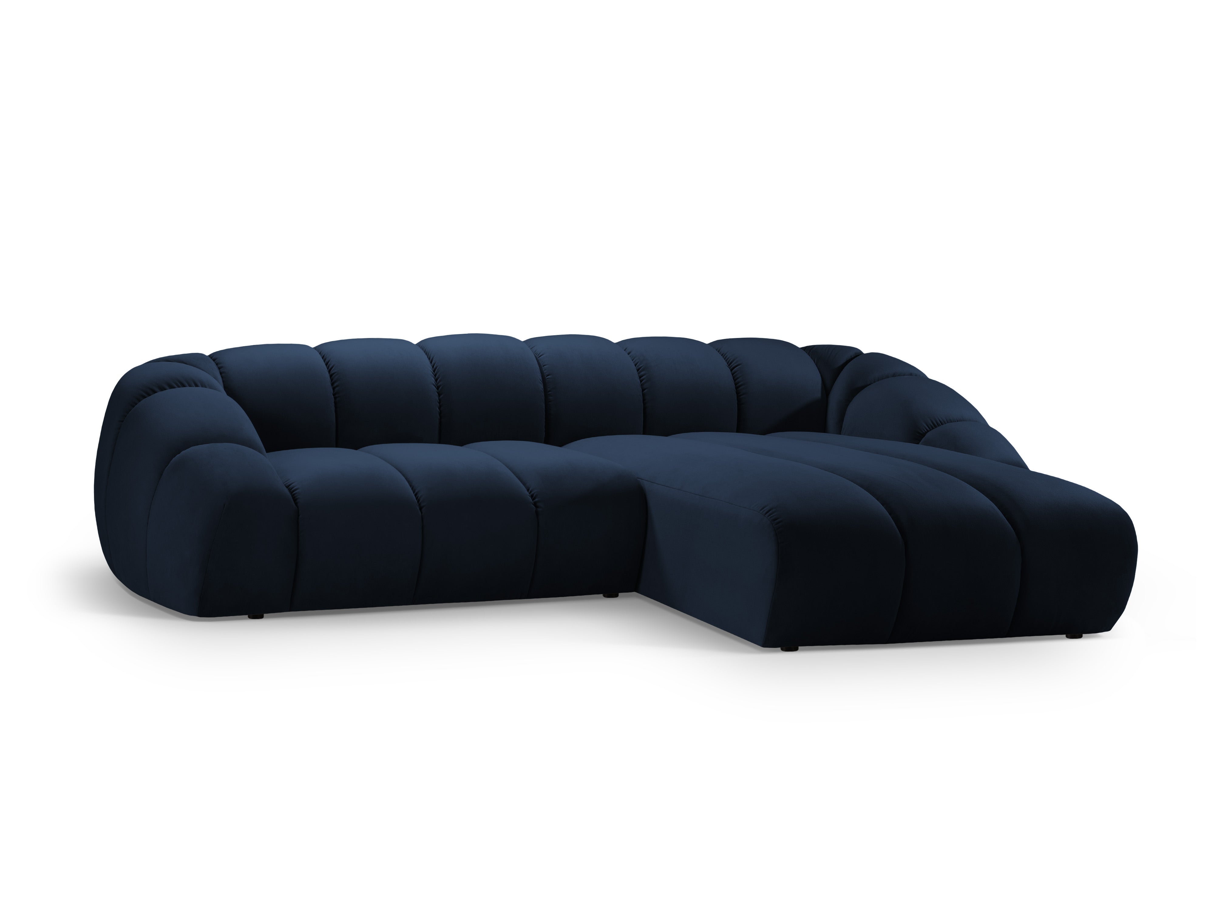 Velvet Right Corner Sofa, "Diana", 4 Sitze, Royal Blue, 334x182x72
In Europa gemacht