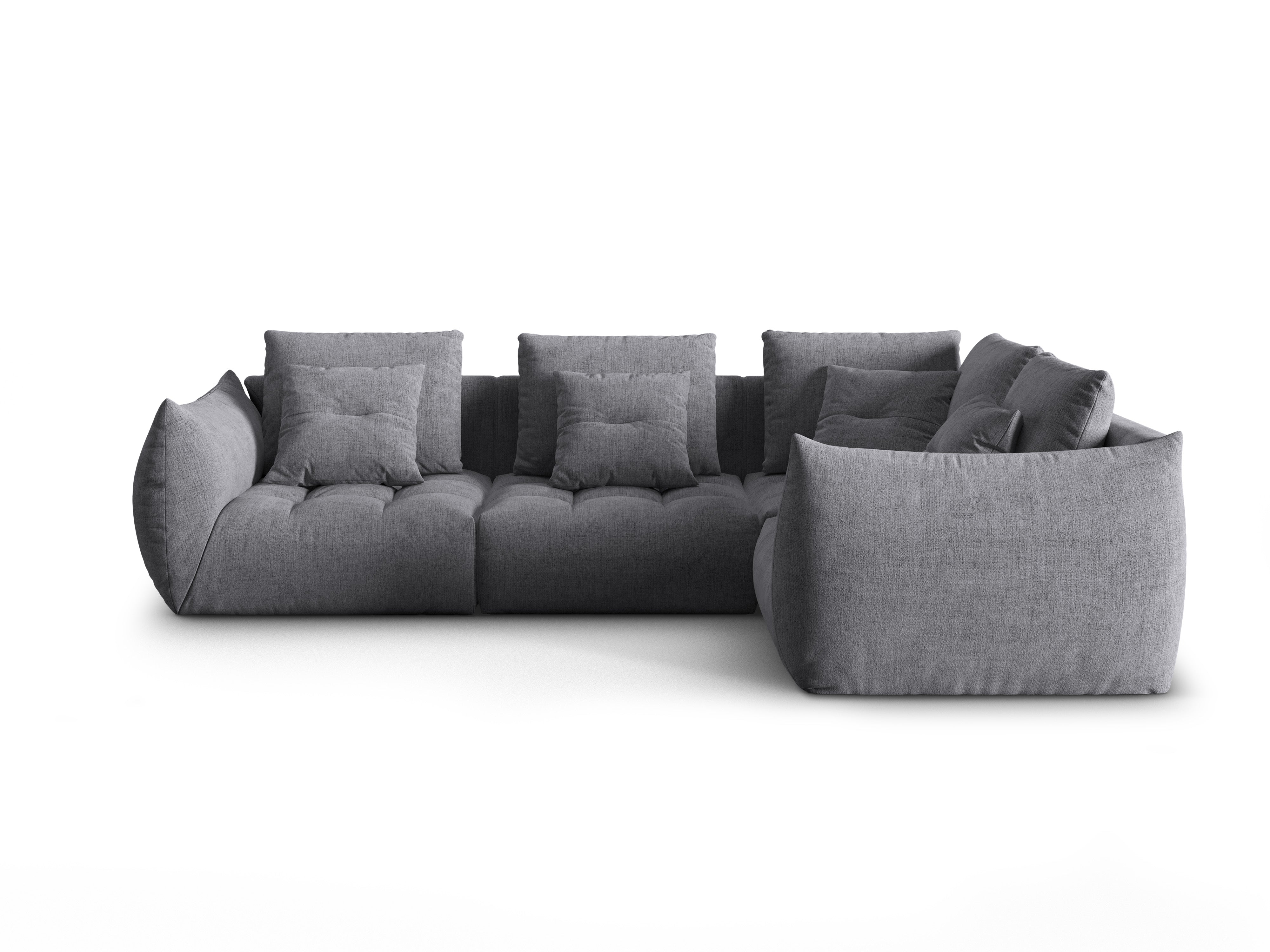 Modularer rechter Ecksofa, "Bloom", 3 Sitze, Grau, 316x216x95
In Europa gemacht