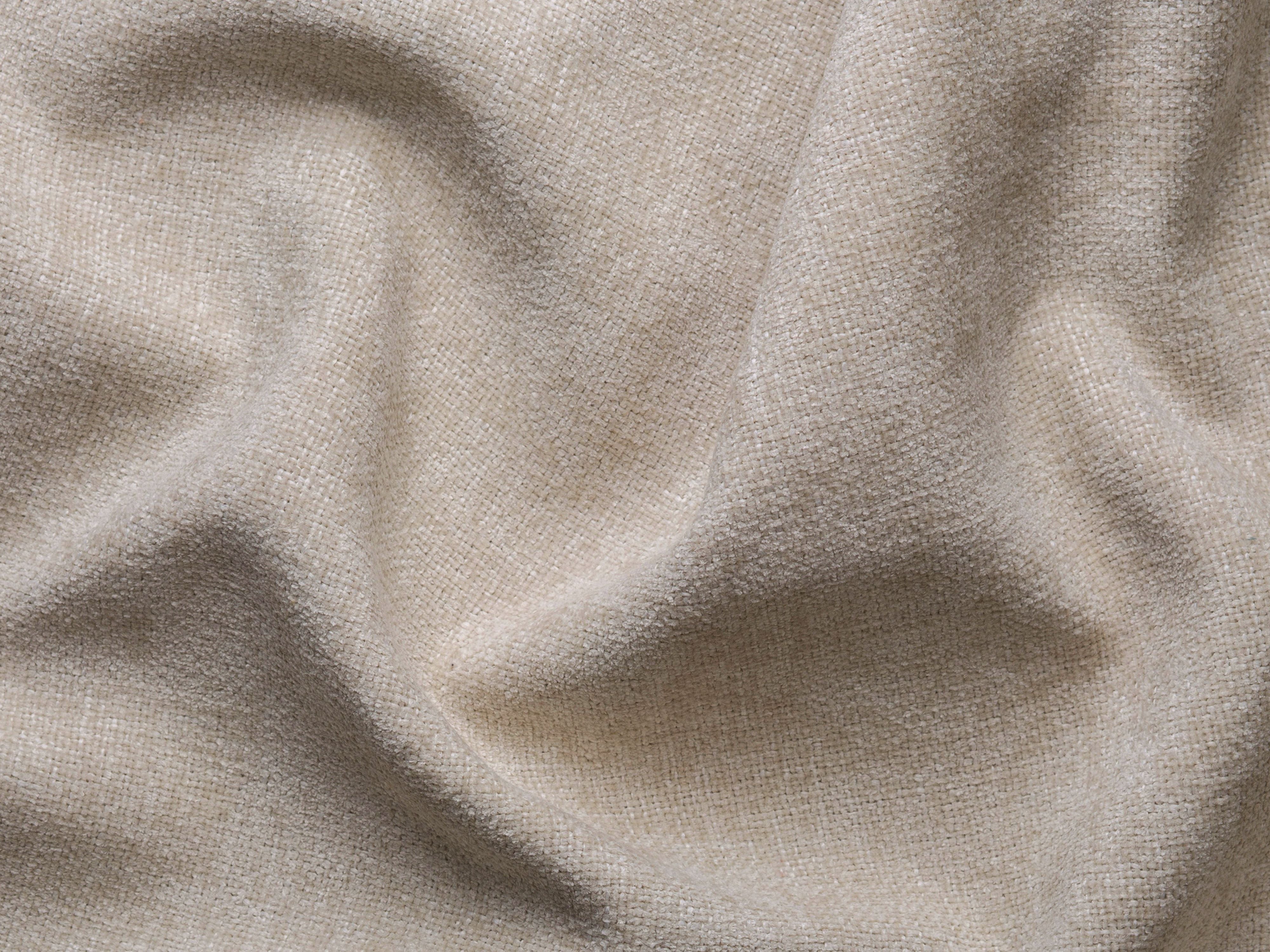 Right-facing 3-seater sofa JODIE in beige tweed