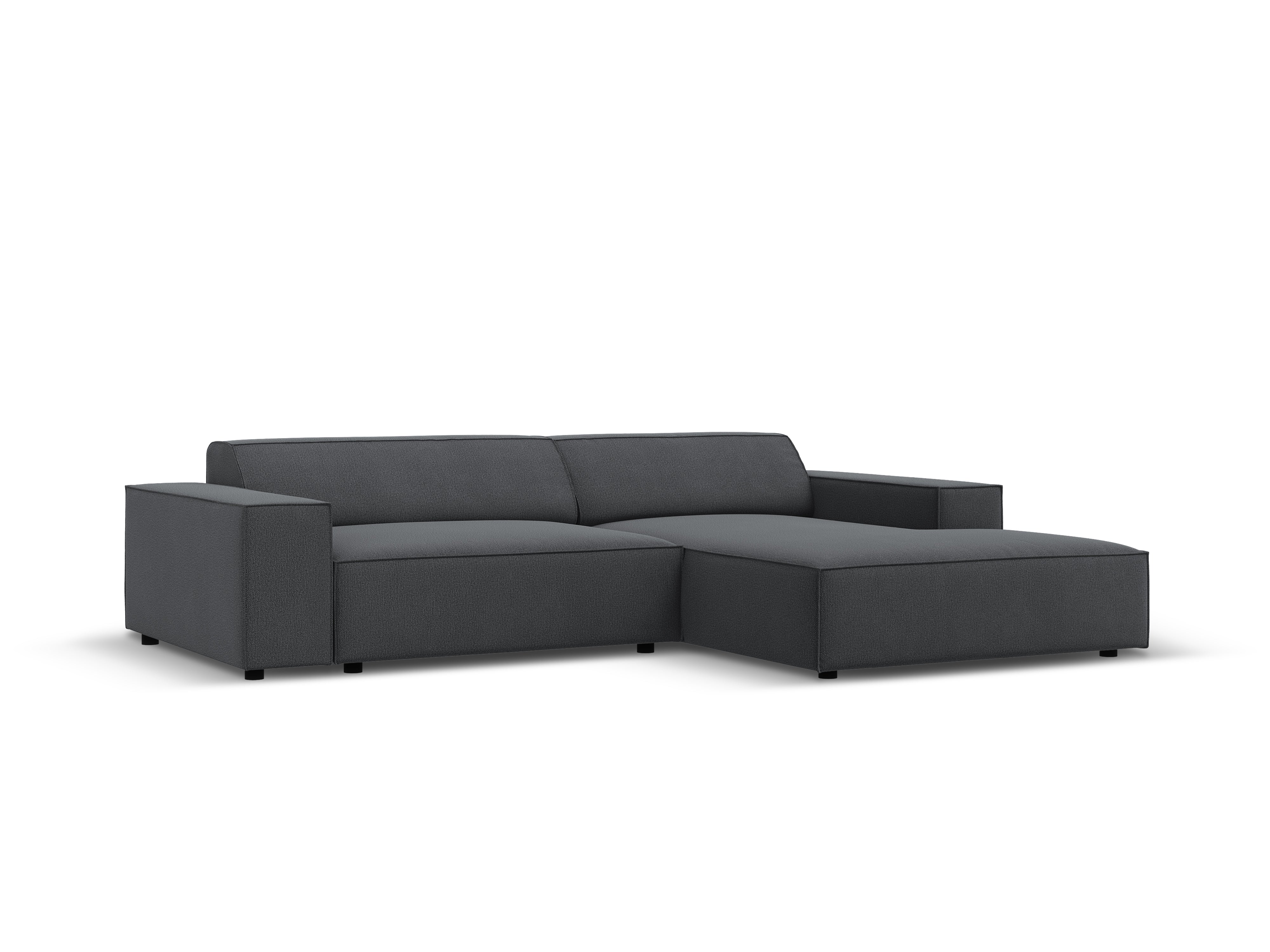 Right-facing 3-seater sofa JODIE in gray