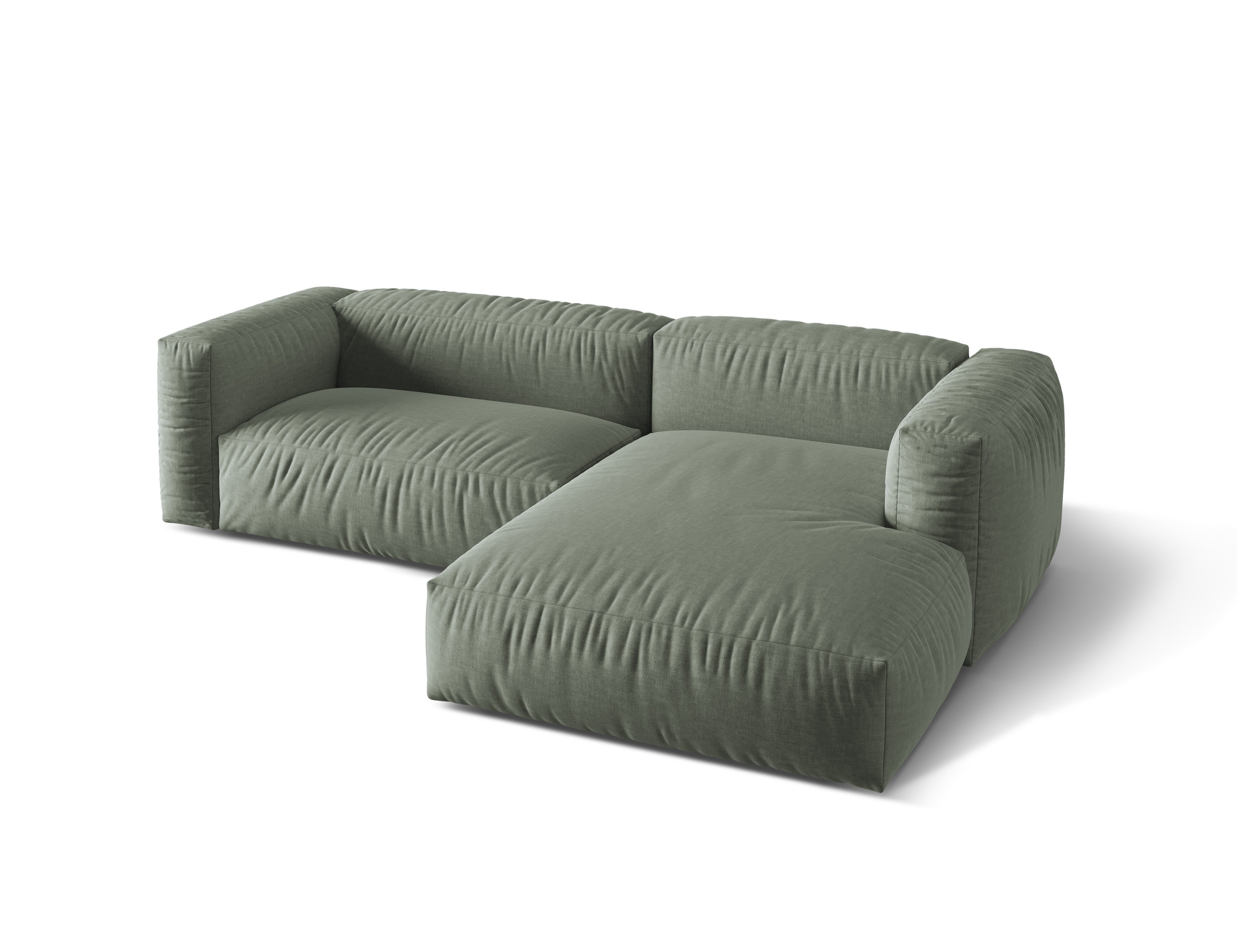 Rechtsseitige Ecke von 2-Personen Martin Olive Green
