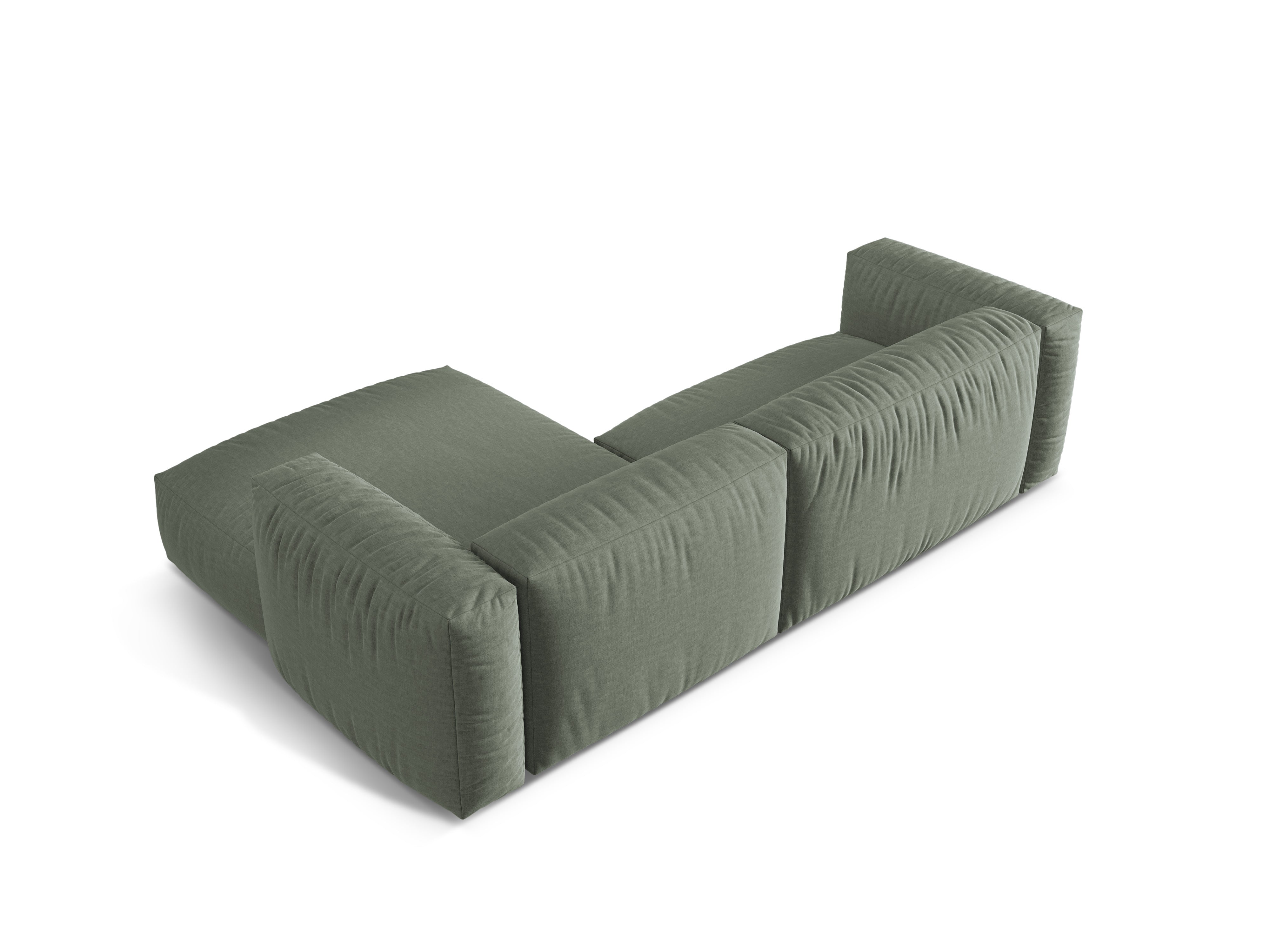 Rechtsseitige Ecke von 2-Personen Martin Olive Green