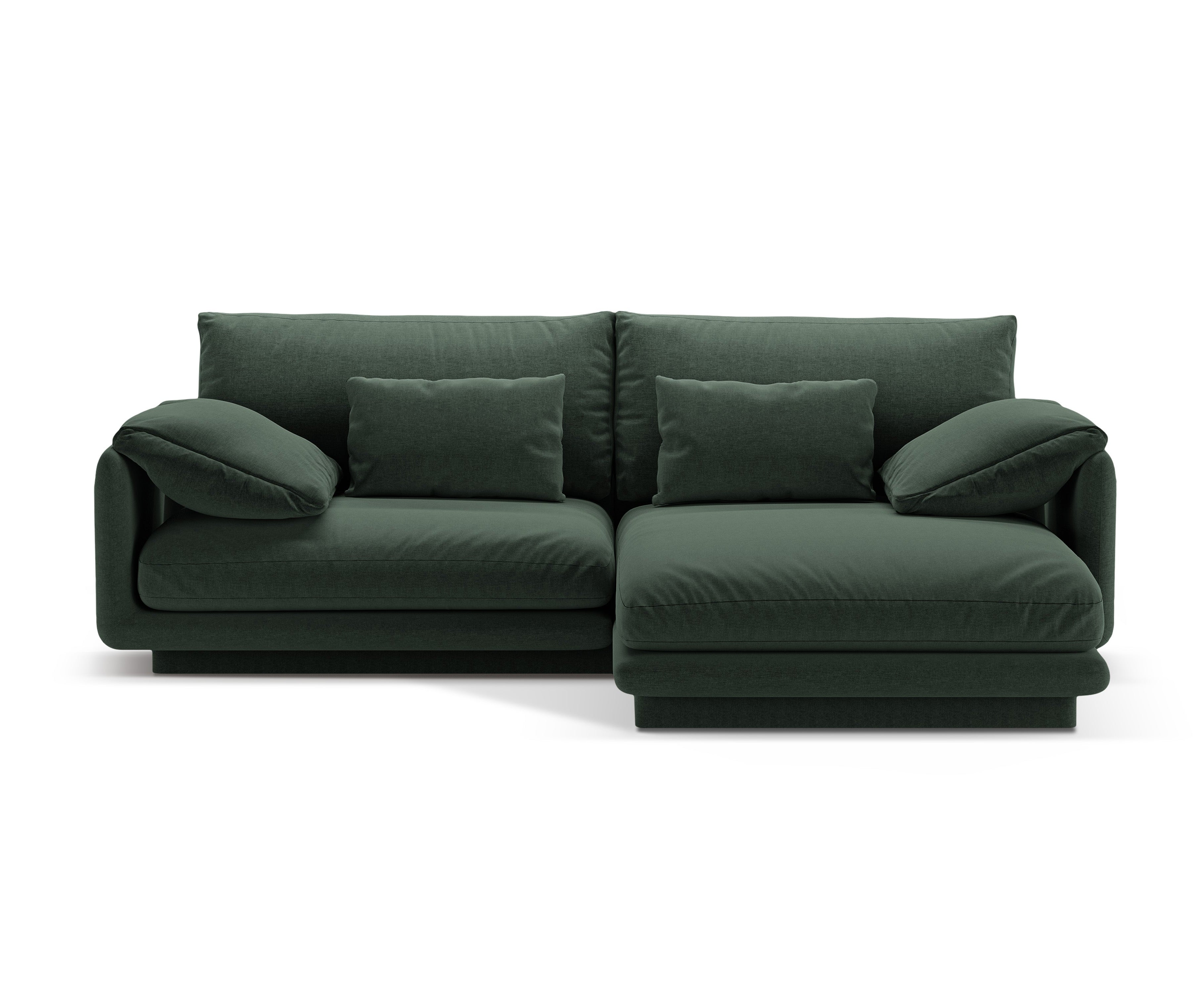 Right-handed 3-person corner Torino Green