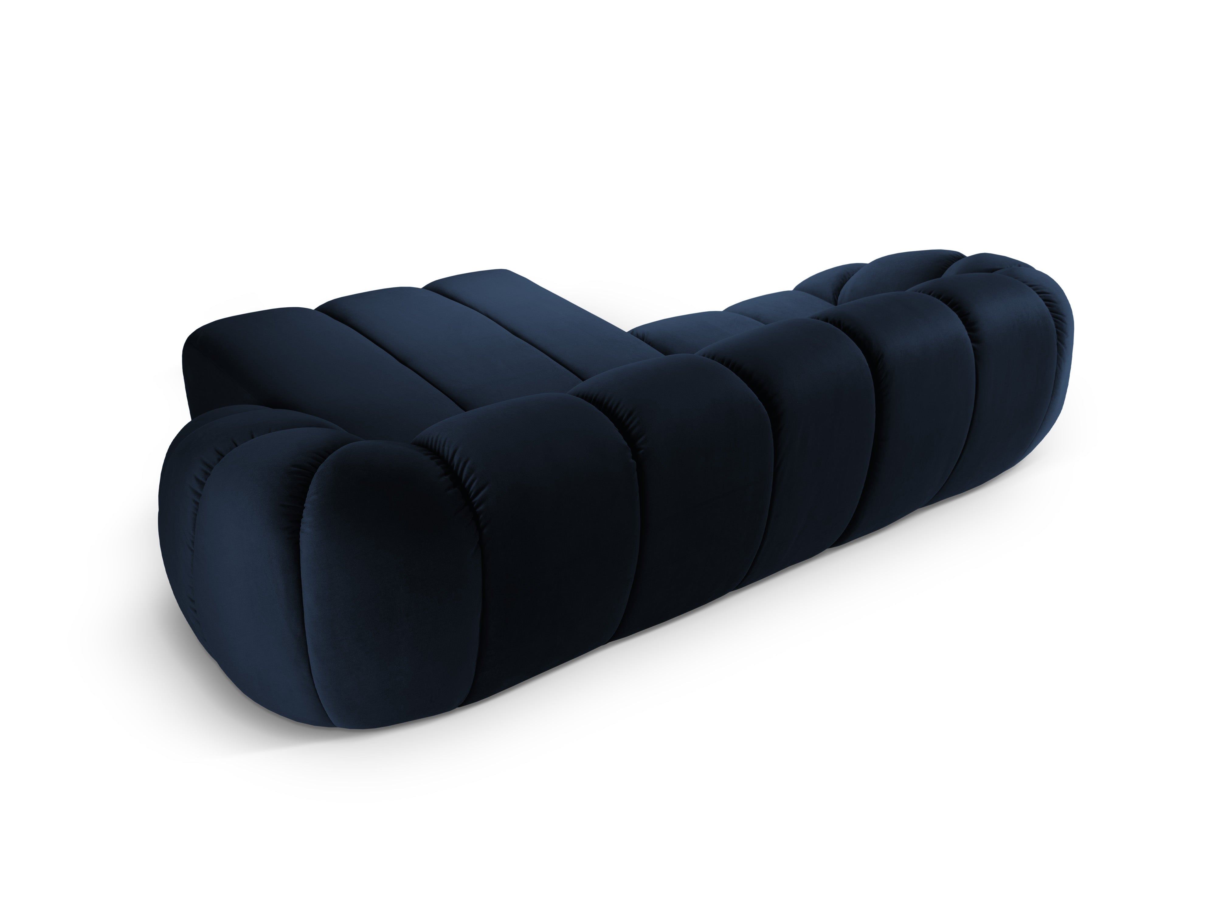 Velvet Right Corner Sofa, "Diana", 3 Sitze, Royal Blue, 294x182x72
In Europa gemacht