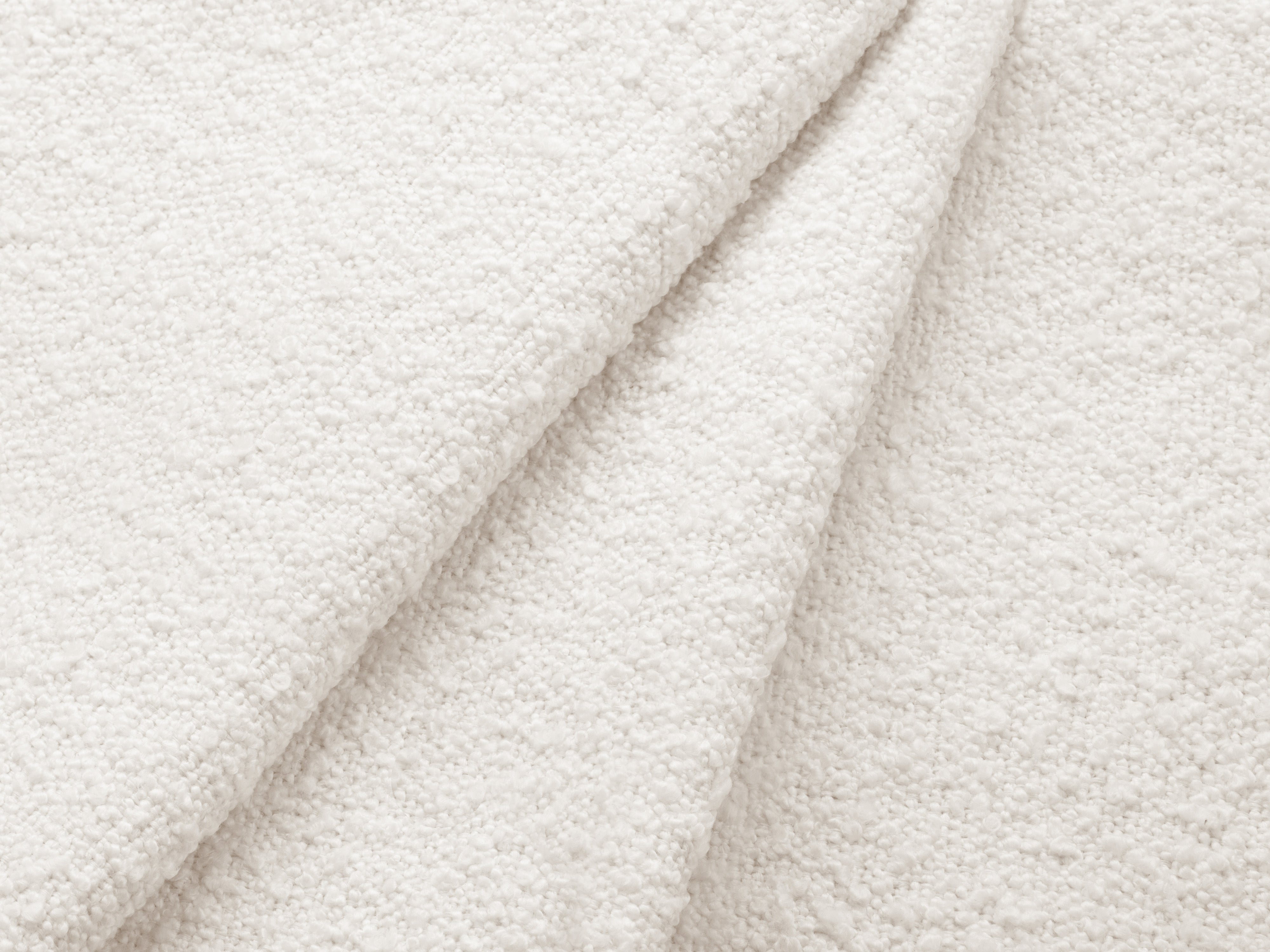 Pouf KATE white boucle