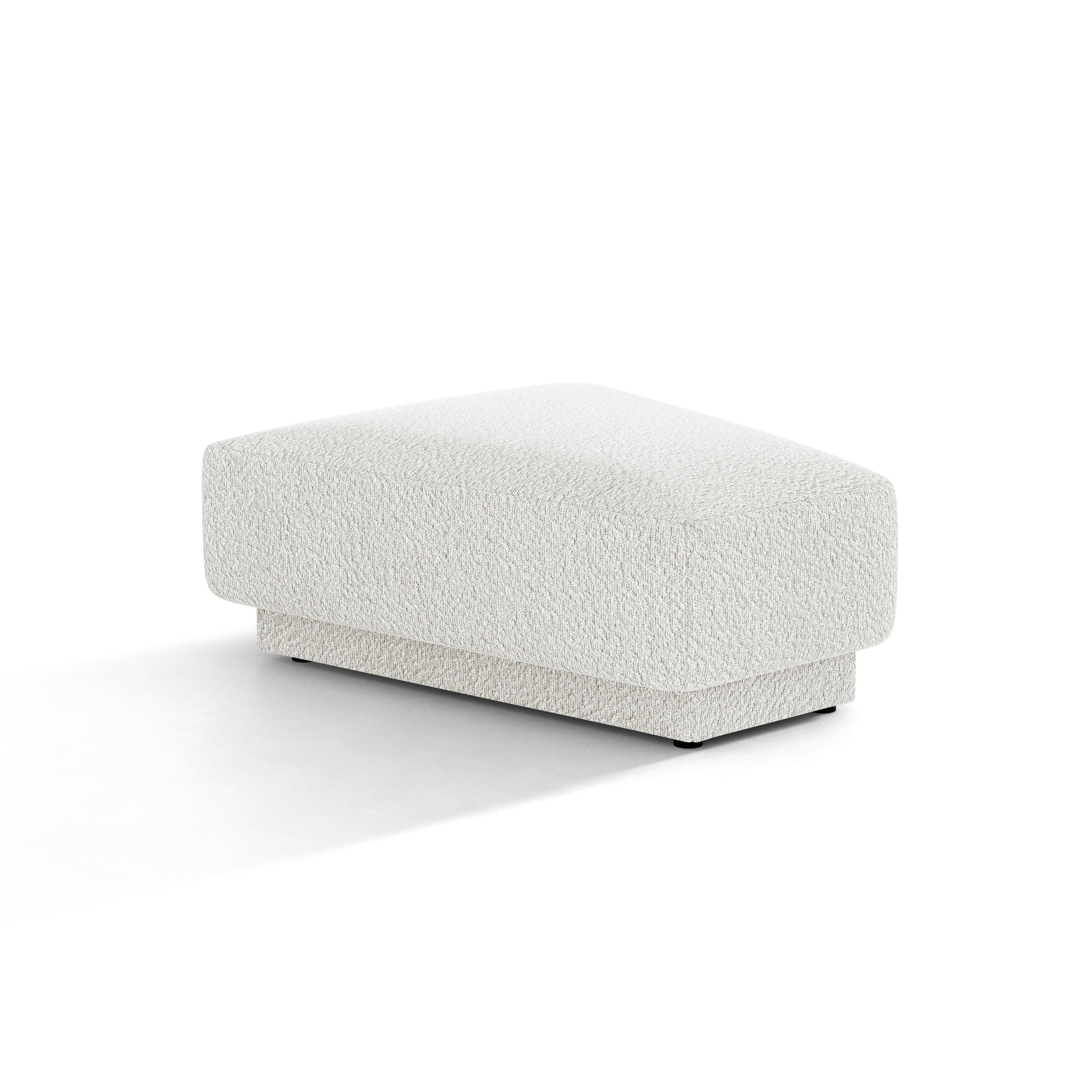 Puf / moduł MILEY biały boucle – Micadoni