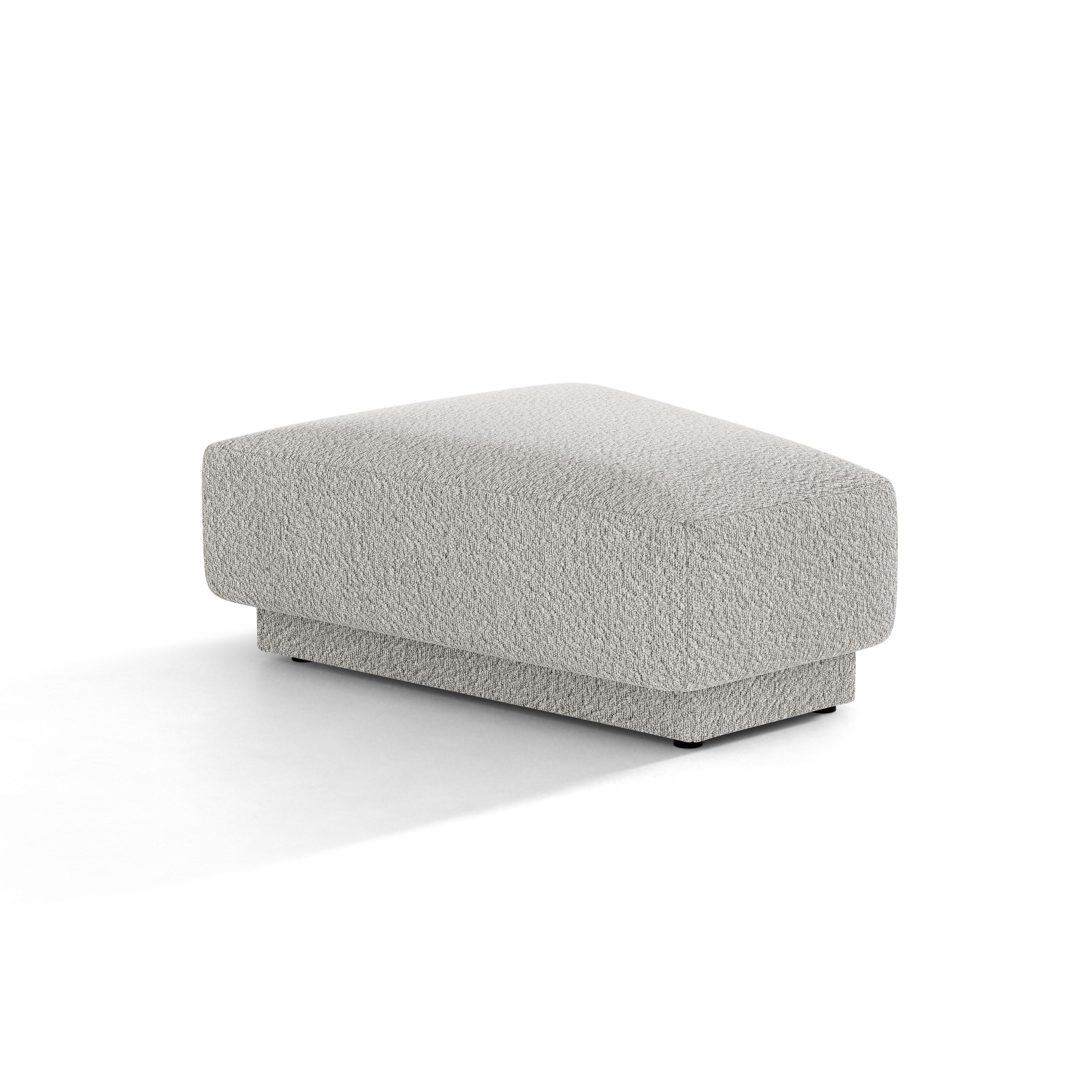 Puf / moduł MILEY jasnoszary boucle – Micadoni