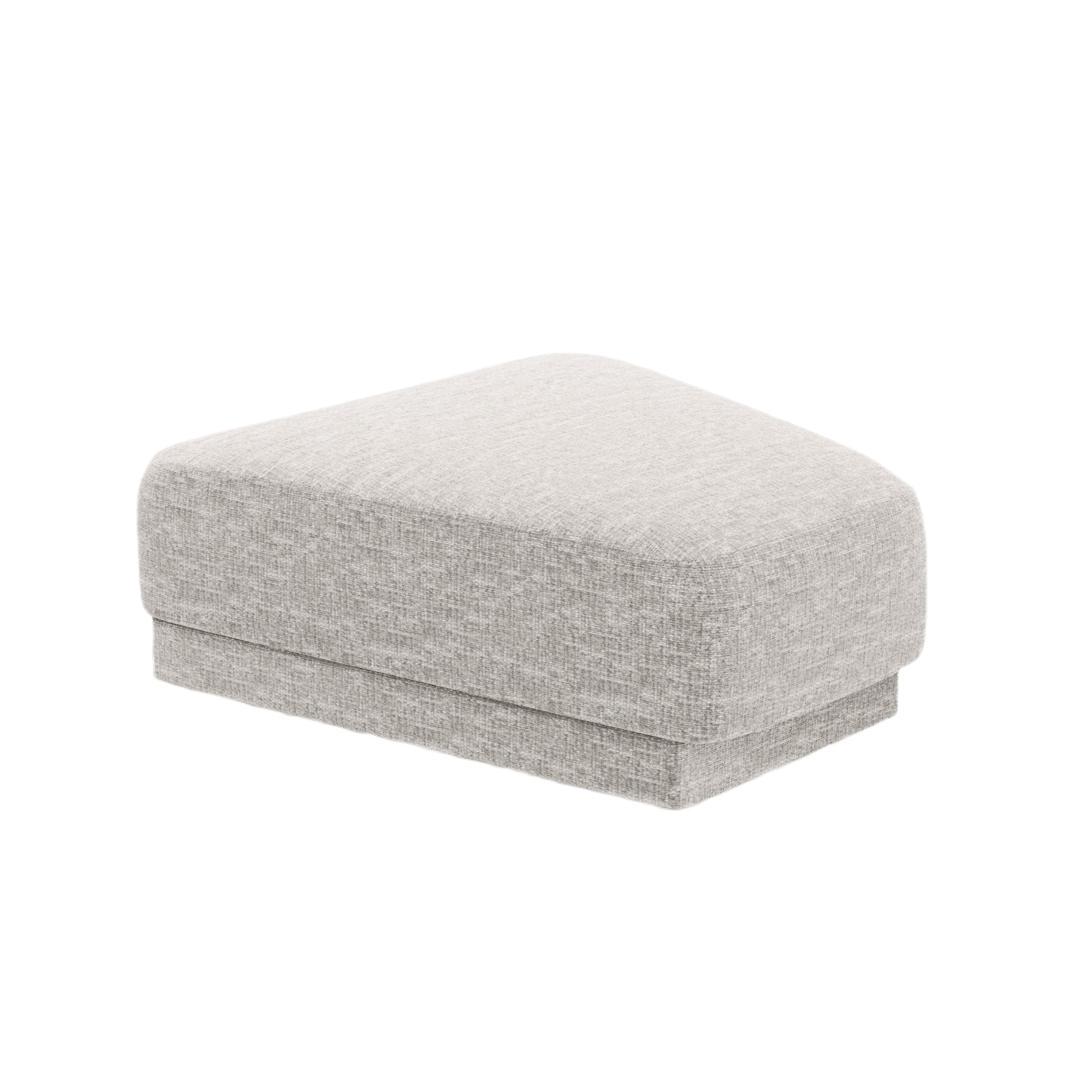 Puf MILEY grauer Chenille