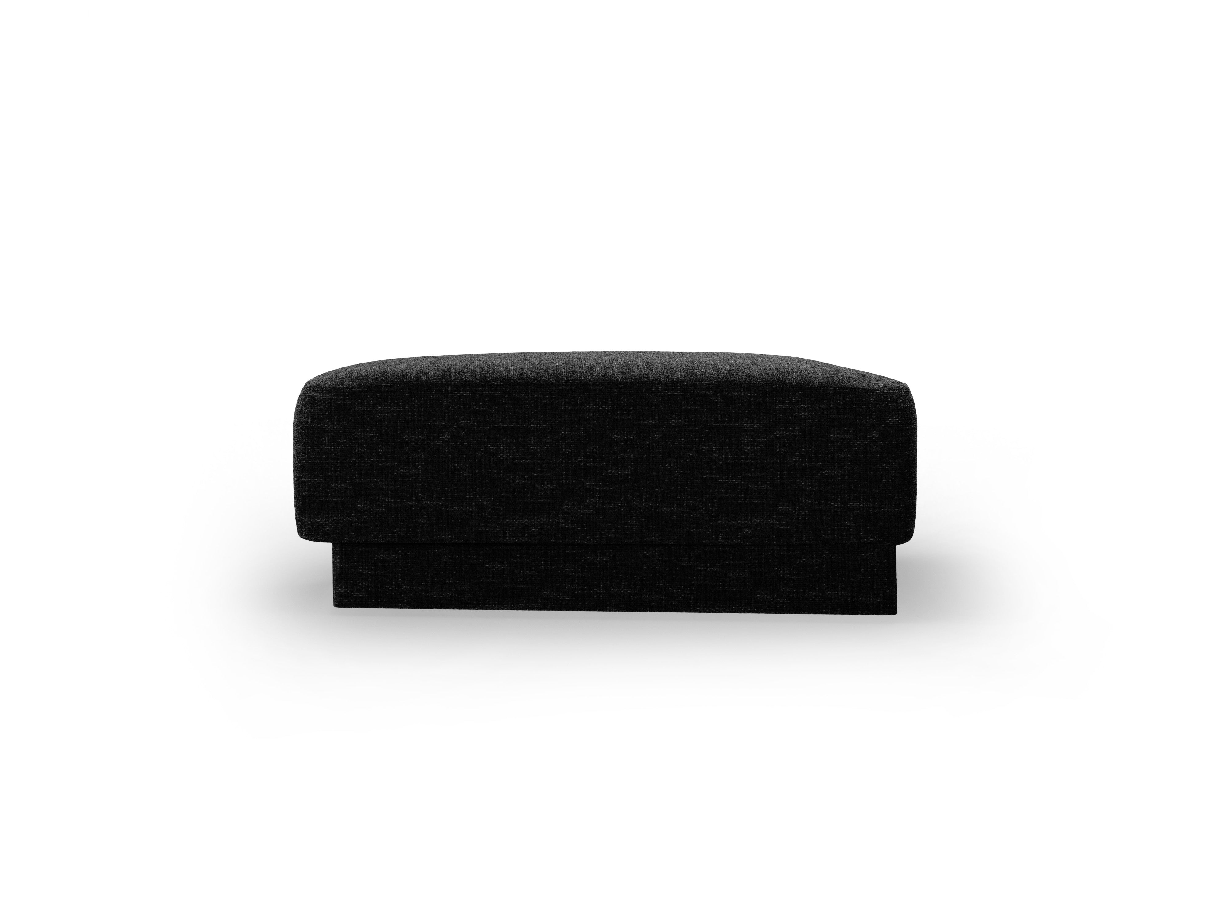 Puf MILEY schwarzes Chenille