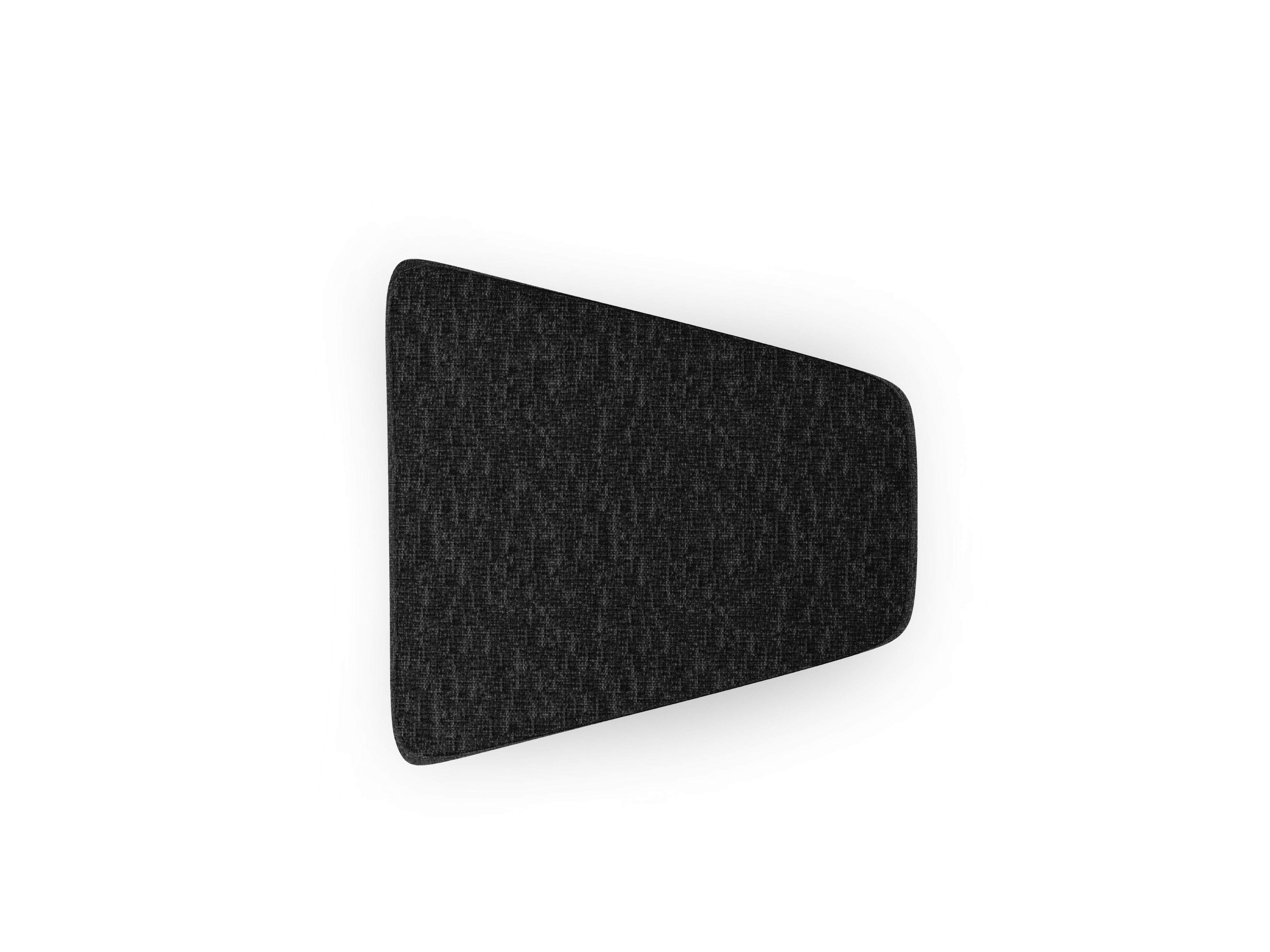 Puf MILEY schwarzes Chenille