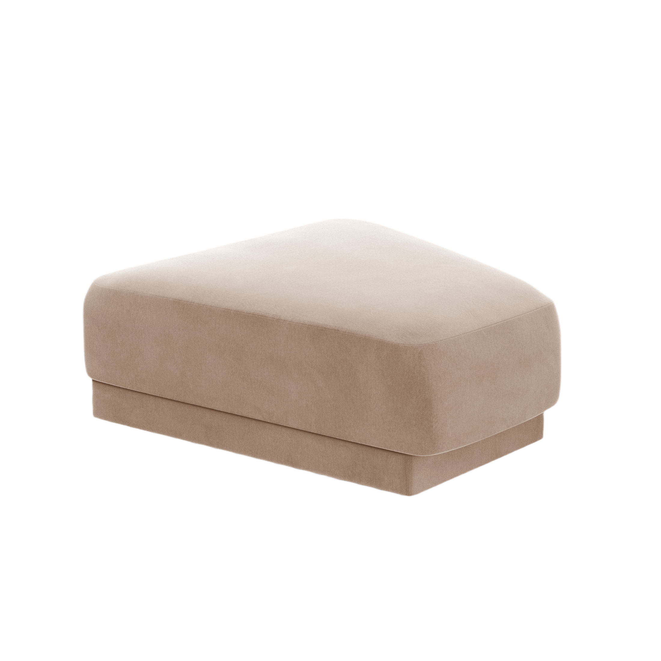 Puf aksamitny MILEY cappuccino