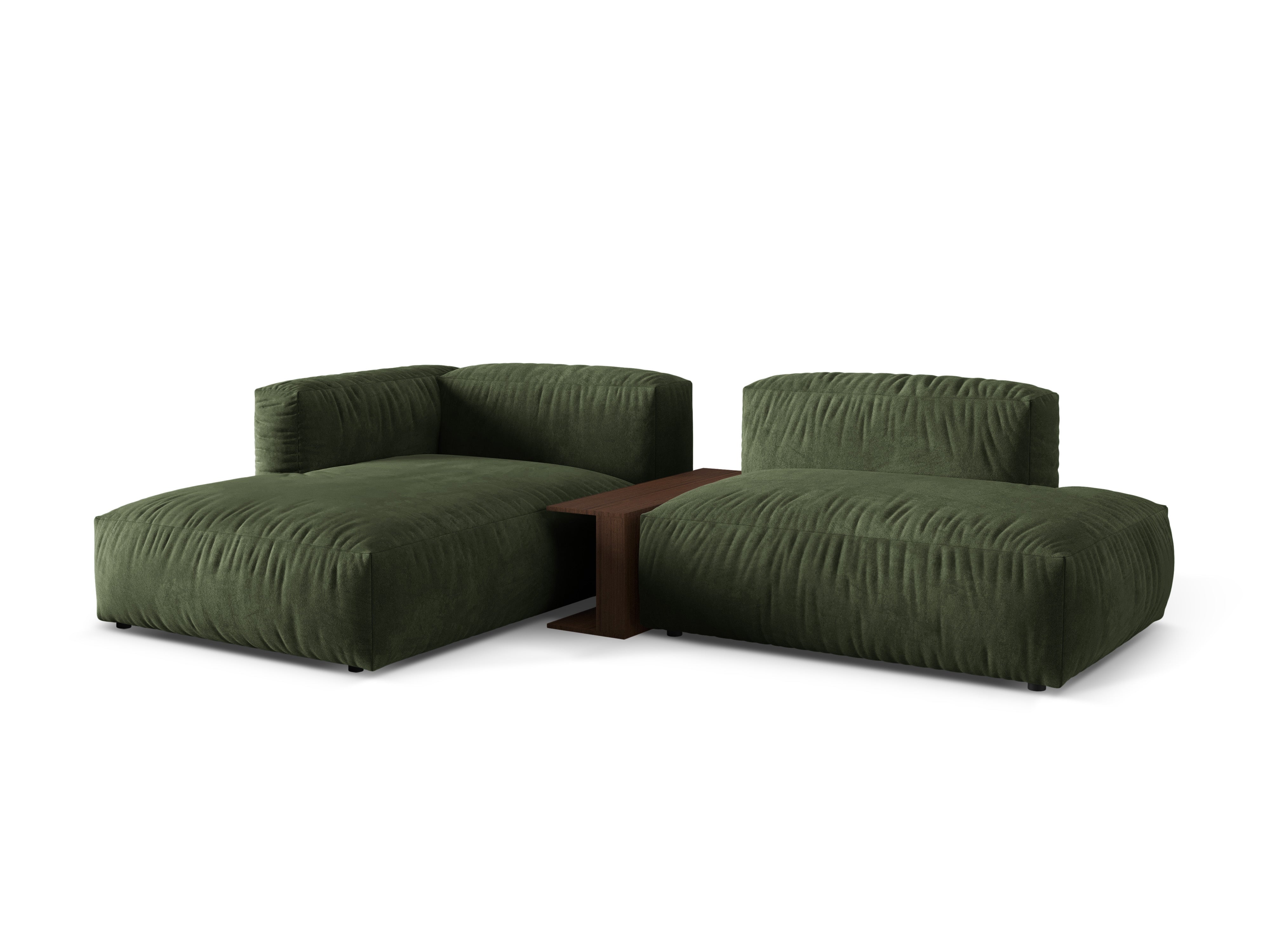 Left -handed velvet corner with Martin Zielony table