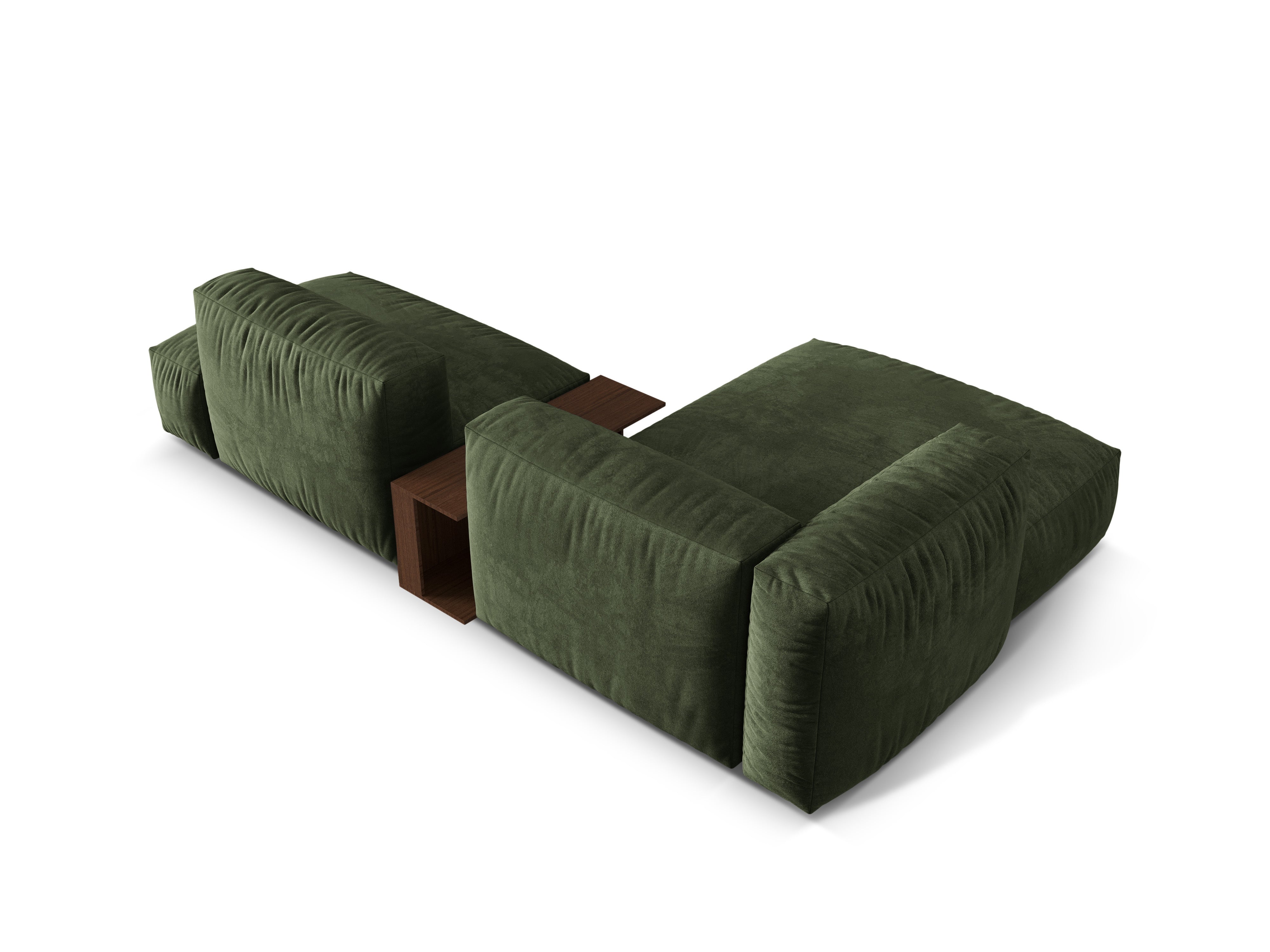 Left -handed velvet corner with Martin Zielony table