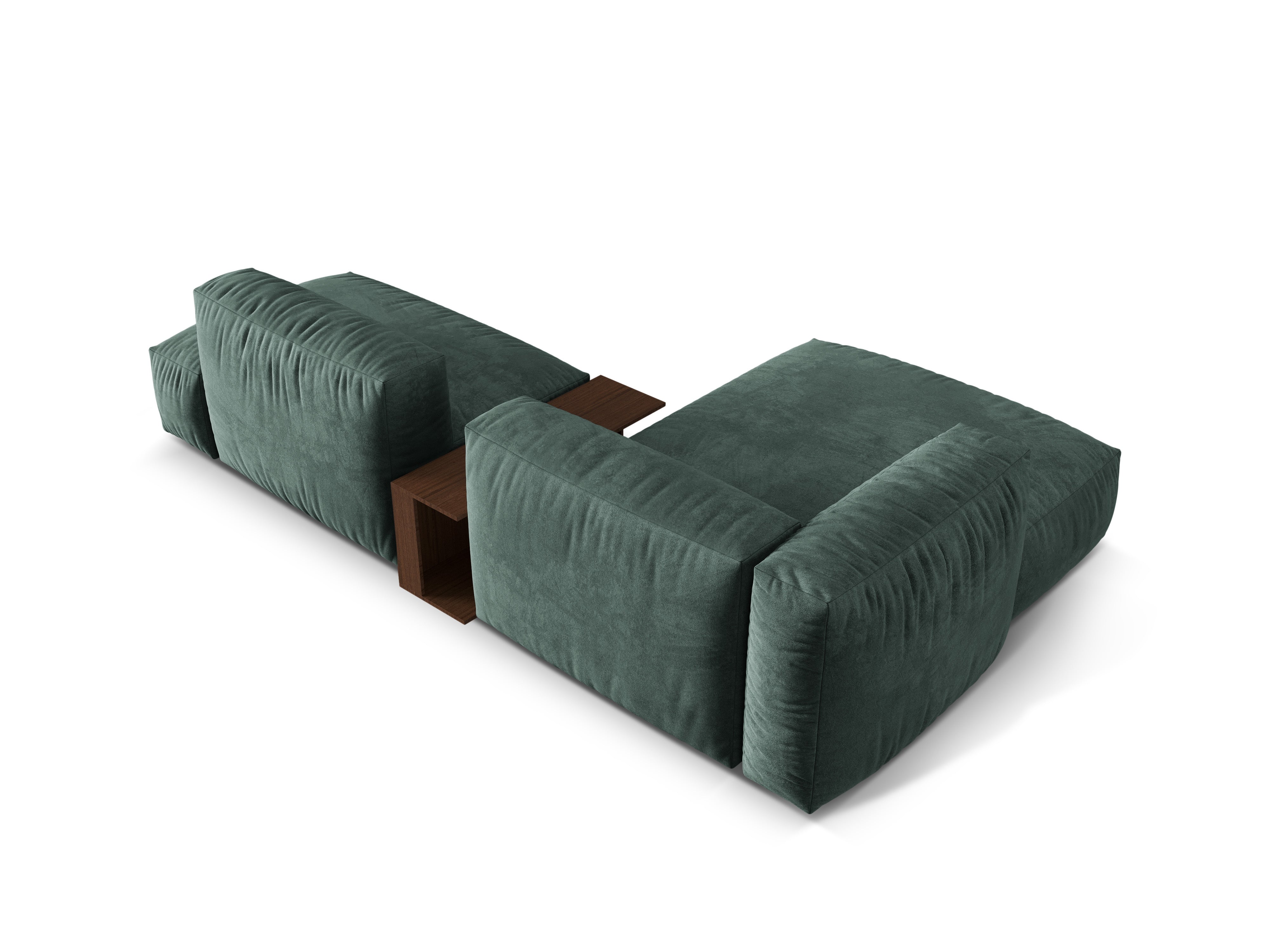 Velvet left -sided corner with Martin Petrol table