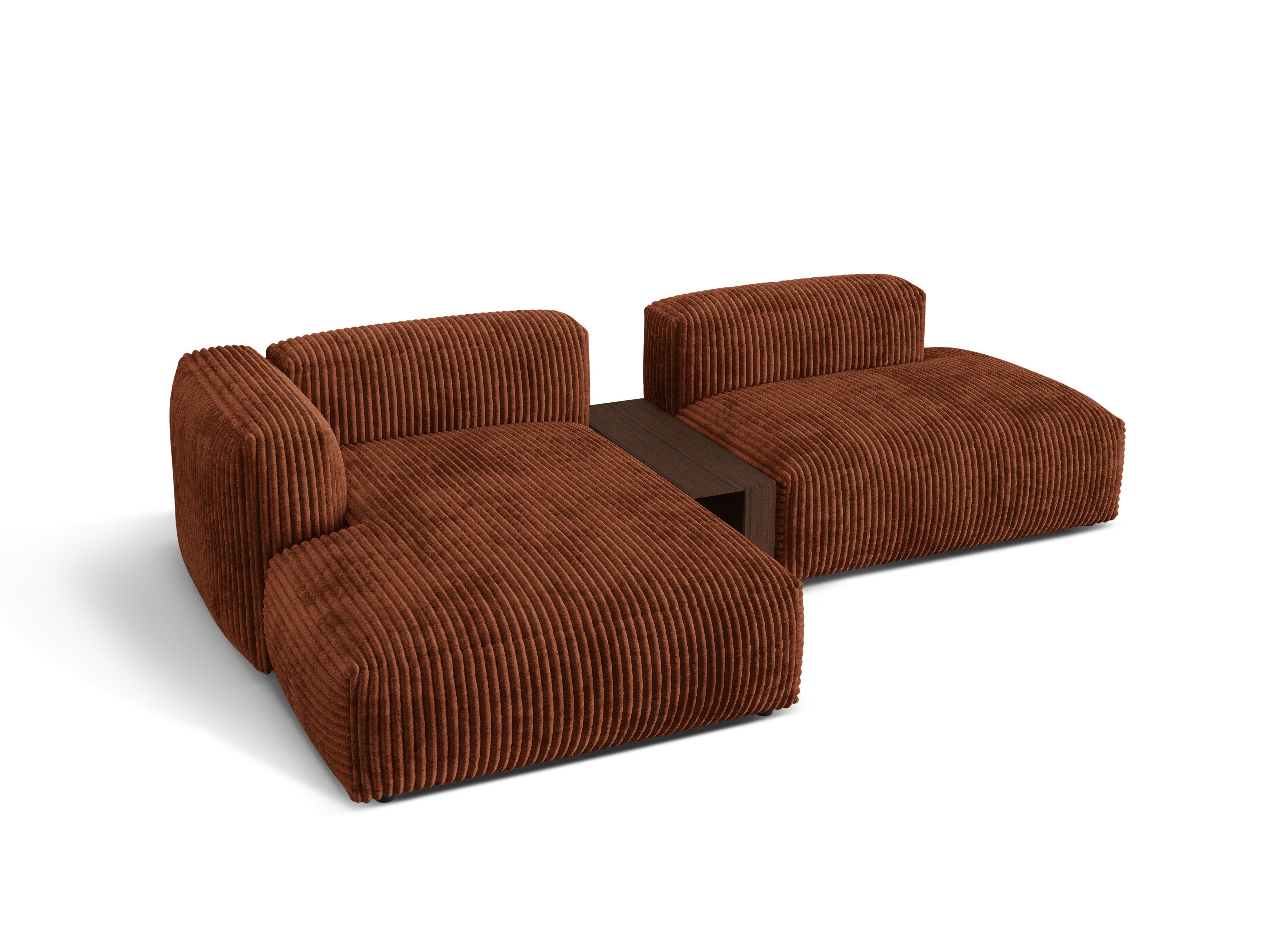 Left -handed corner with Martin's table, brick corduroy