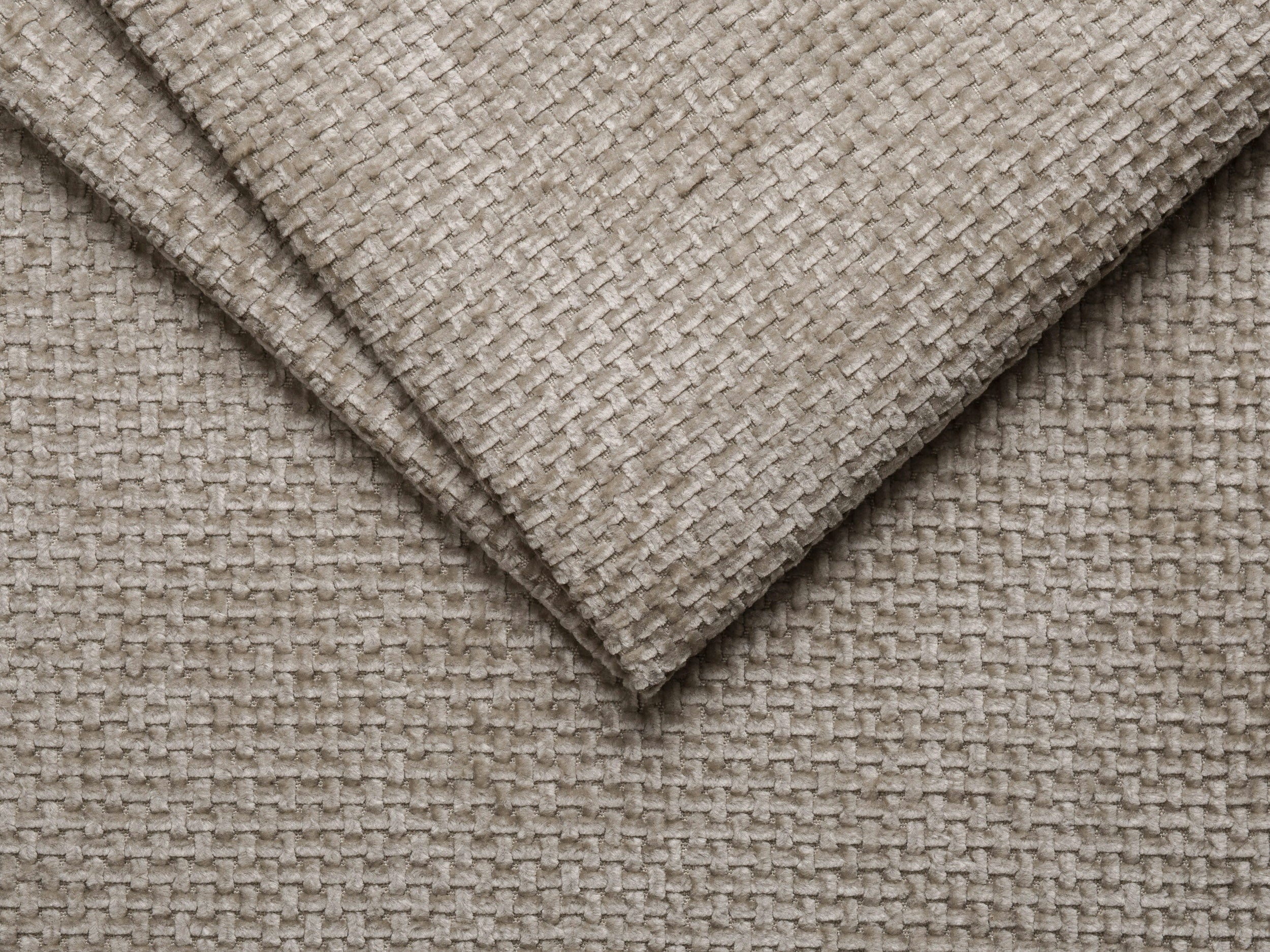5-seater right-facing sofa LUPINE beige chenille