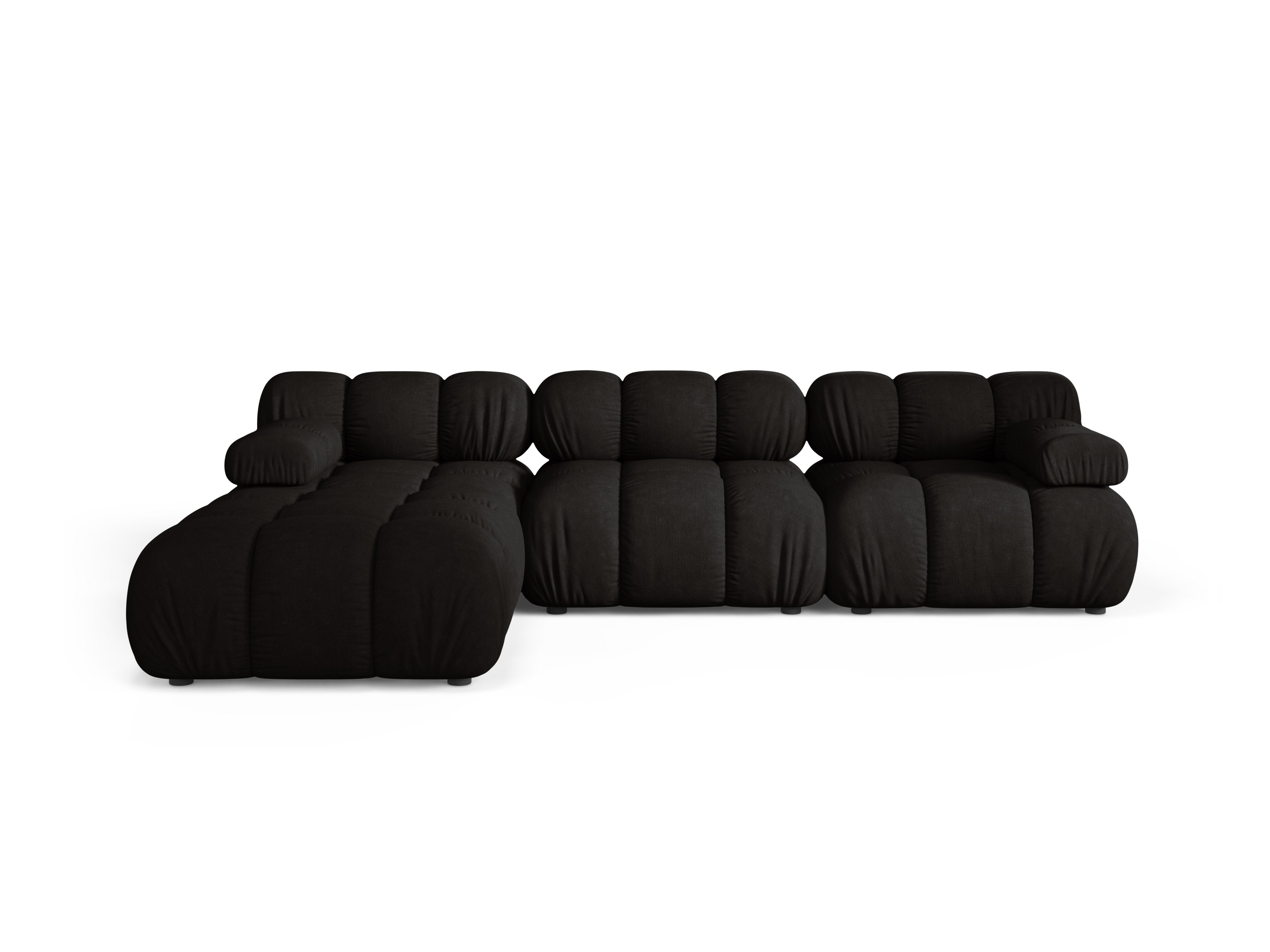 Universal corner sofa BELLIS black