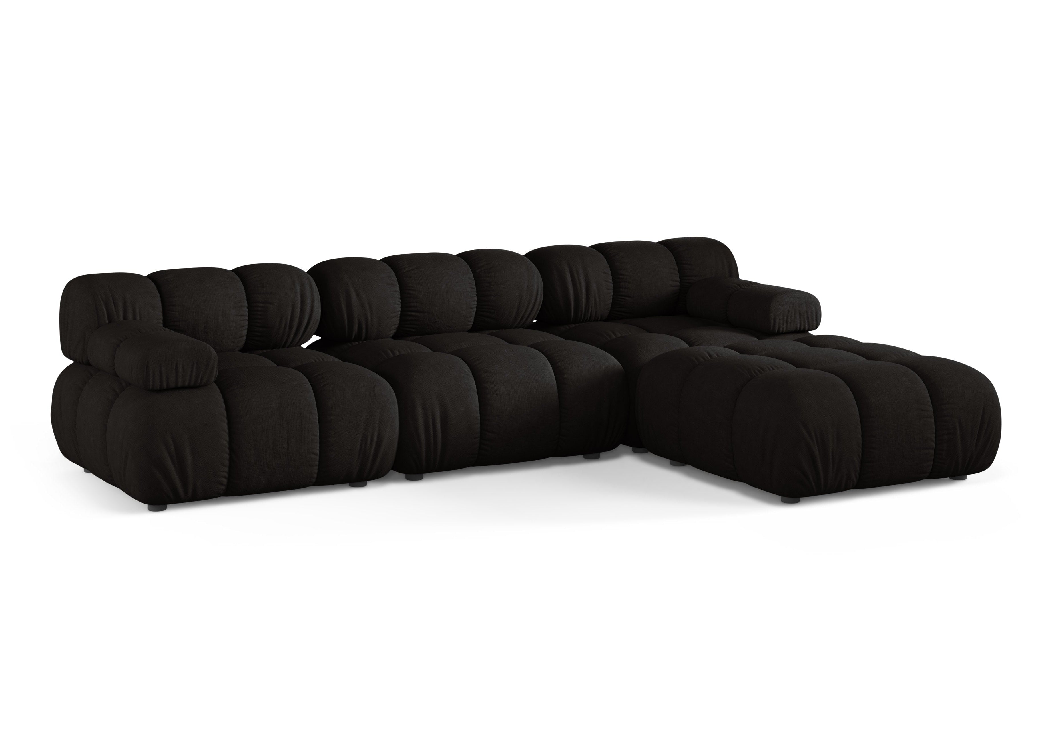 Universal corner sofa BELLIS black