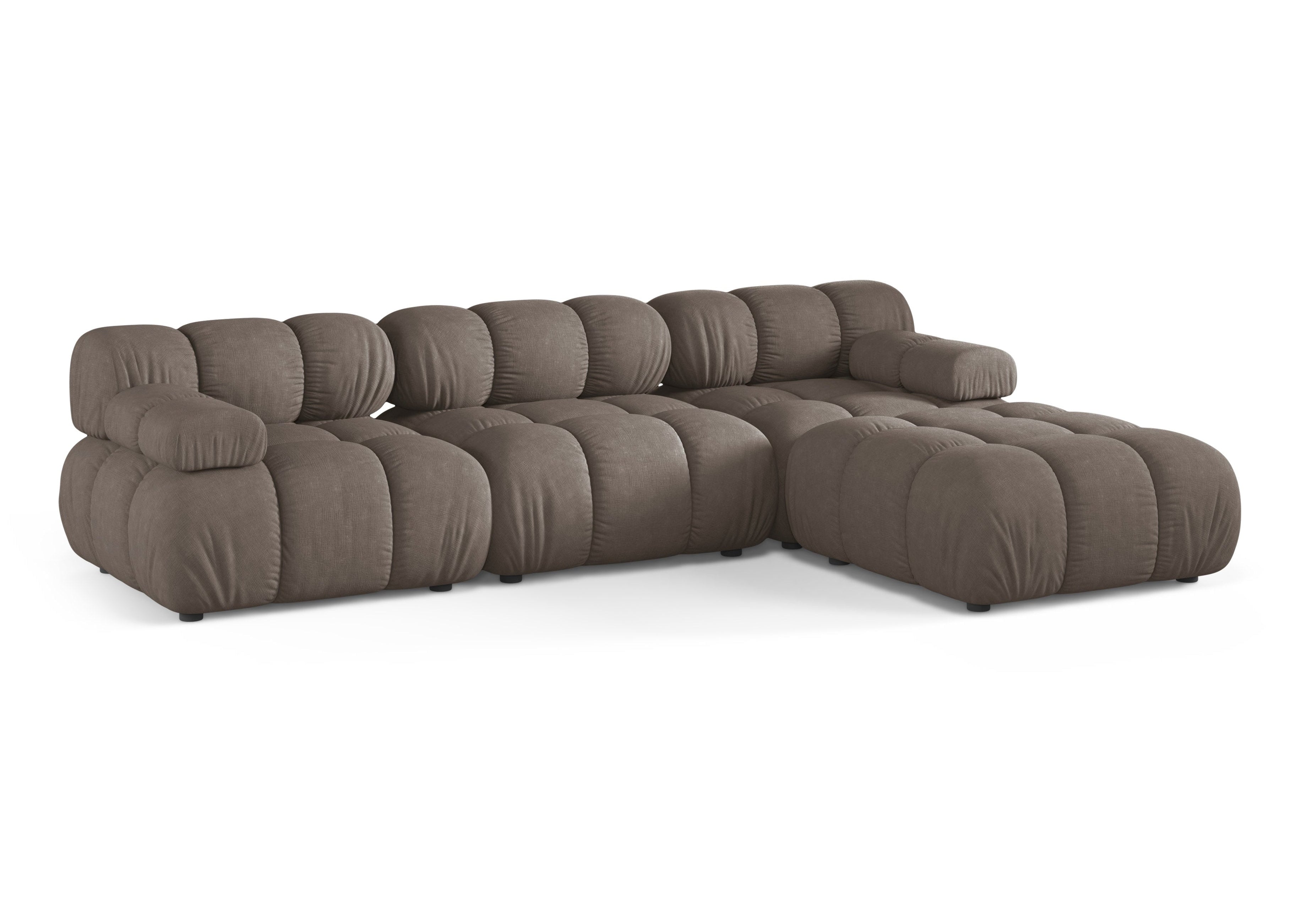 Universal corner sofa BELLIS in dark cappuccino