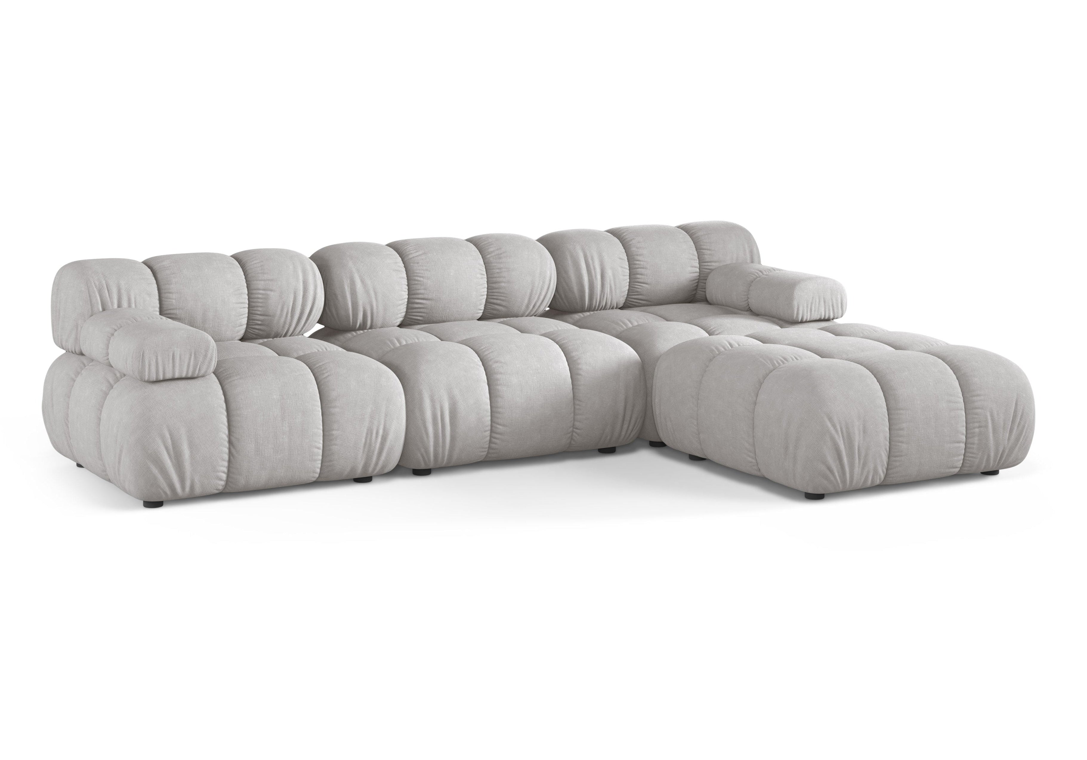 Universal corner sofa BELLIS light gray