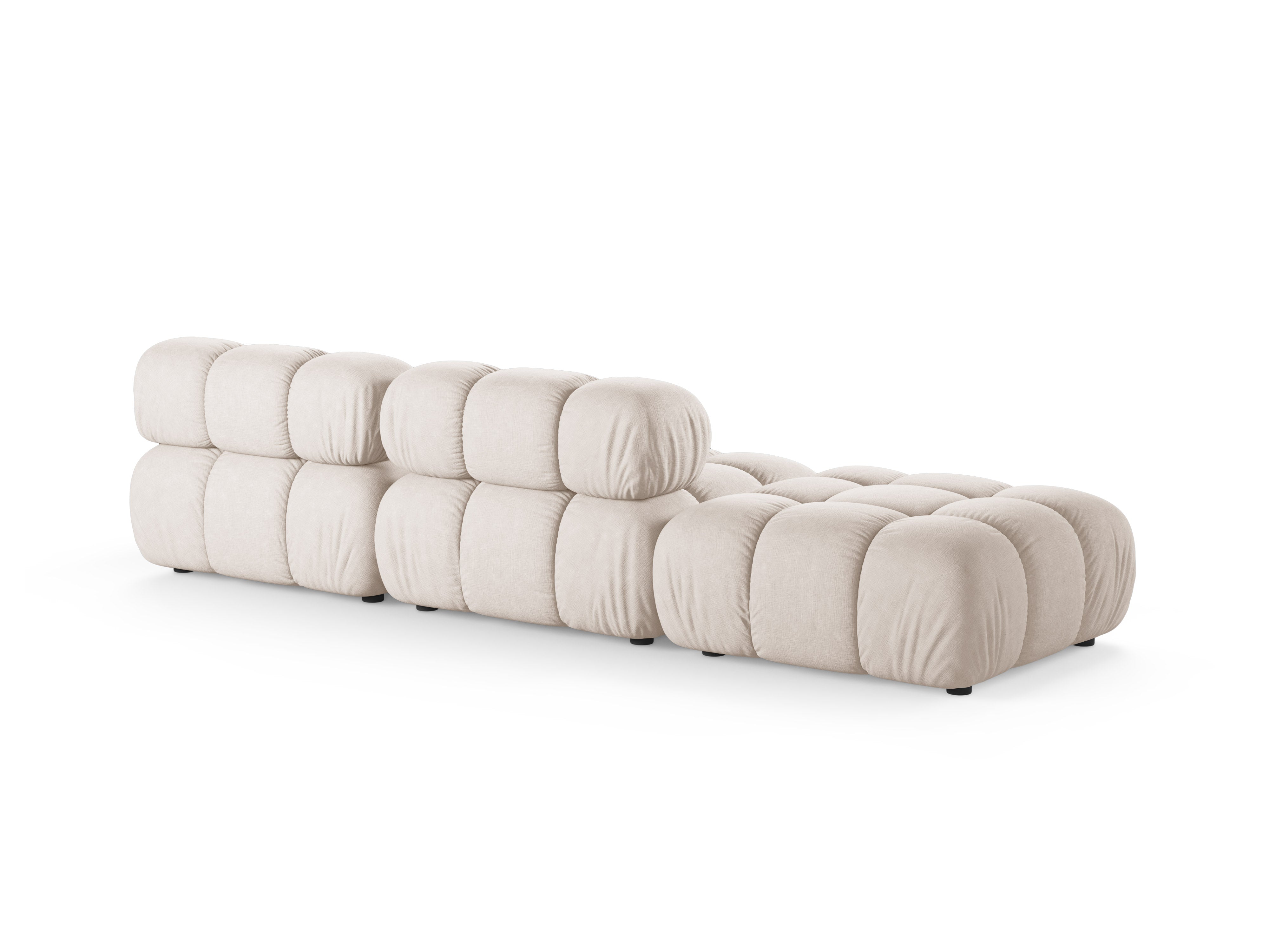 Open left-sided modular sofa BELLIS beige