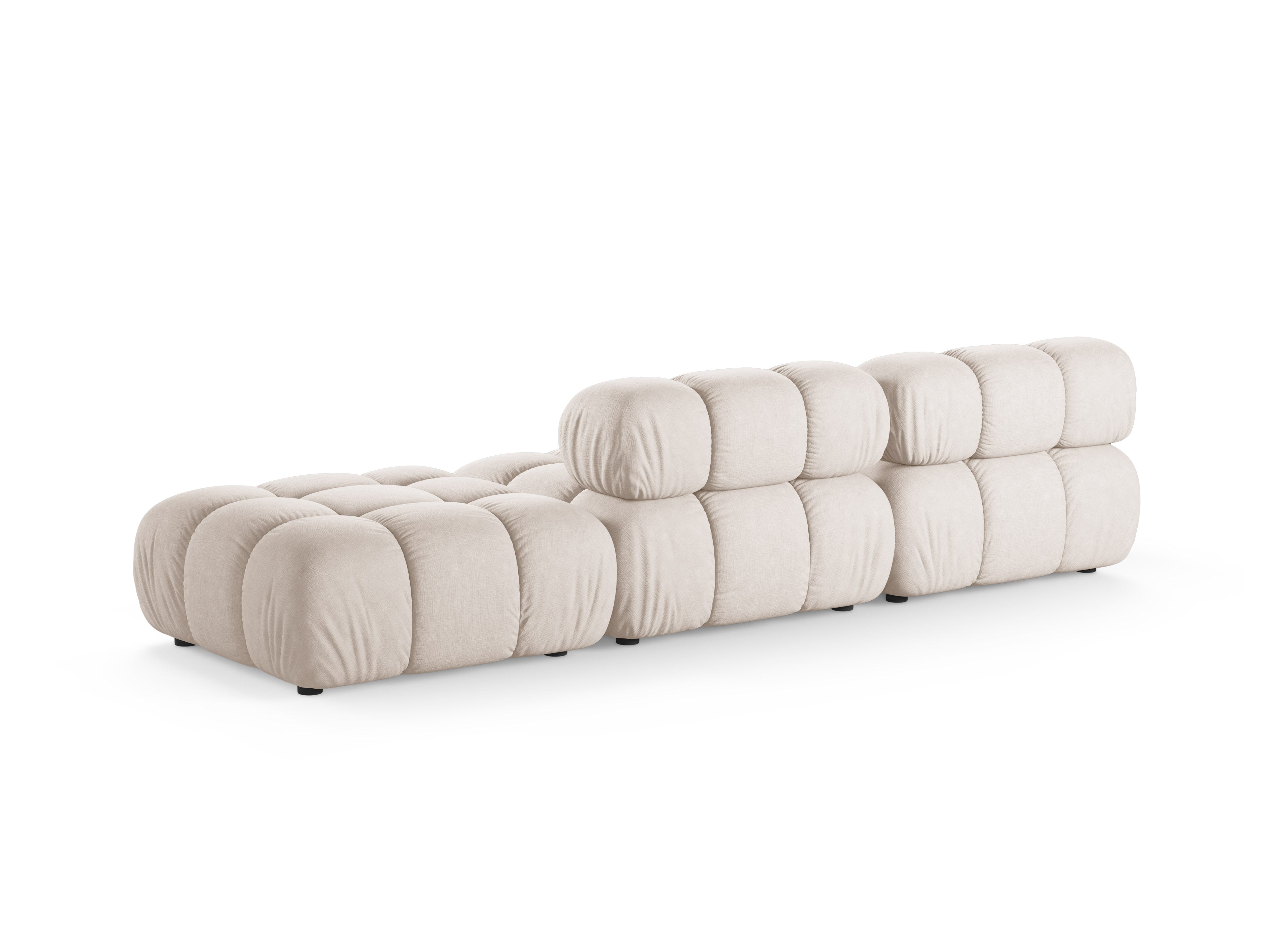 Sofa modułowa otwarta prawostronna BELLIS beżowy